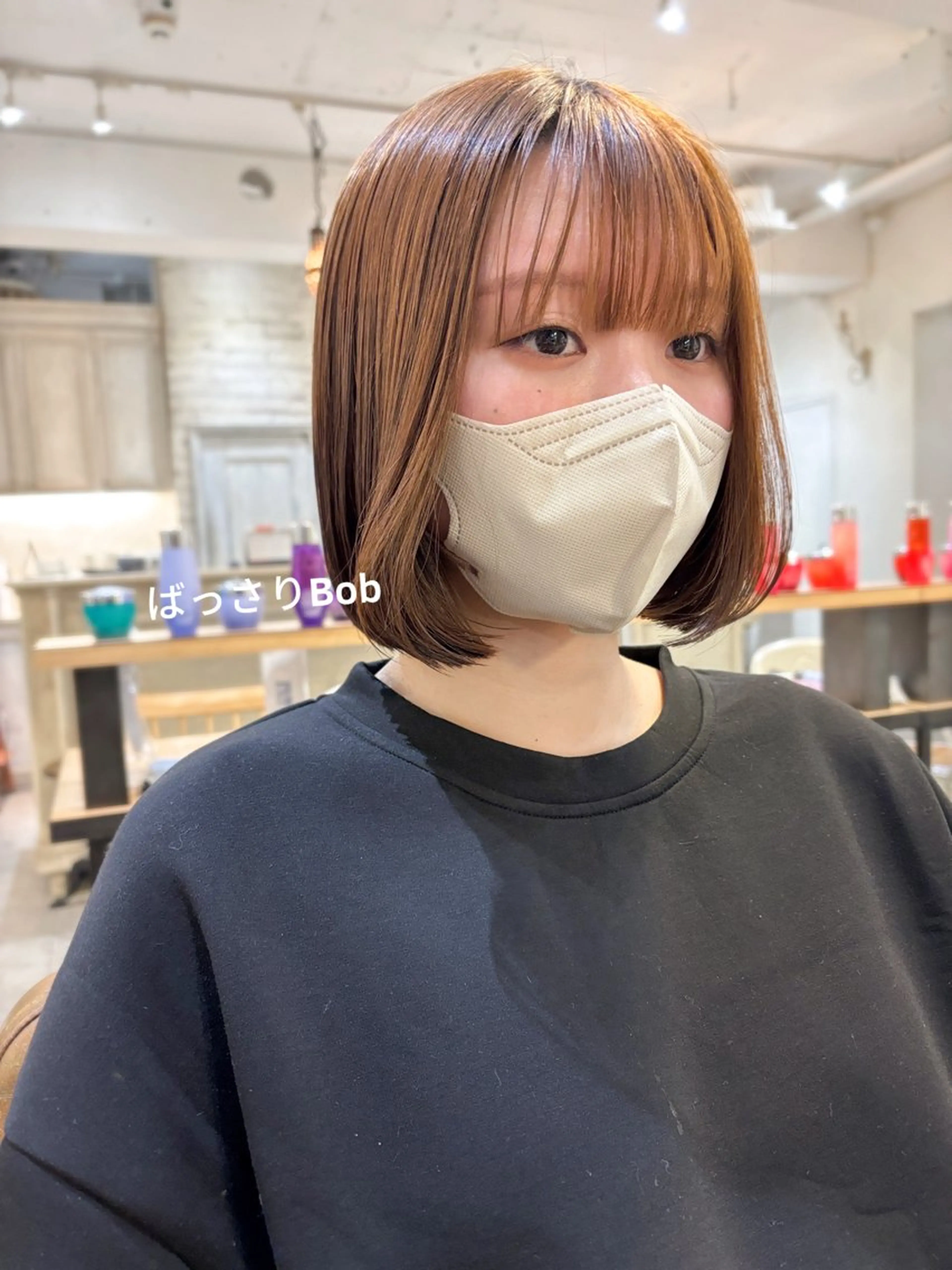 ショート ボブ MINX青山店所属・結莉/ボブ/ 縮毛矯正のヘアスタイル