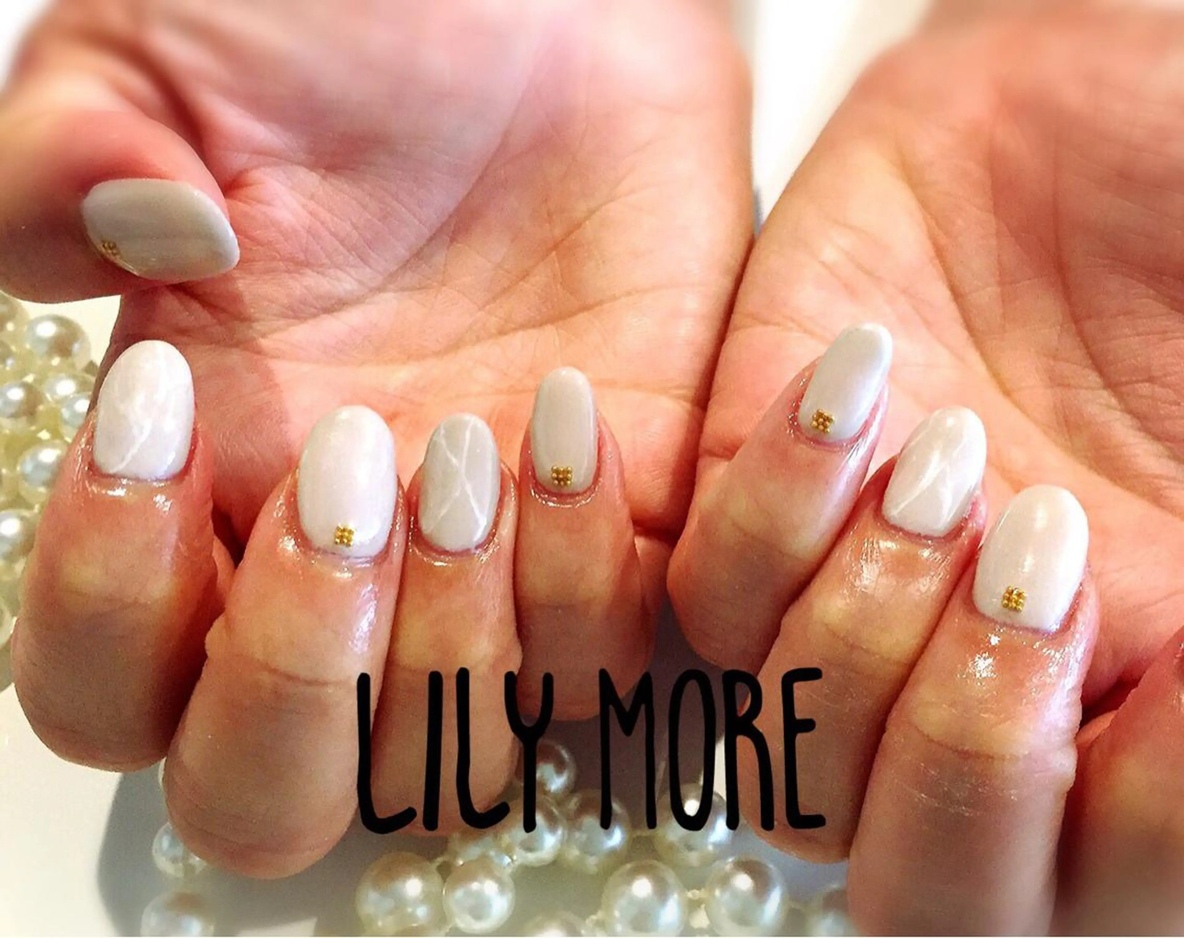 ネイル 大理石ネイル(マーブル) Lily closetのネイルデザイン