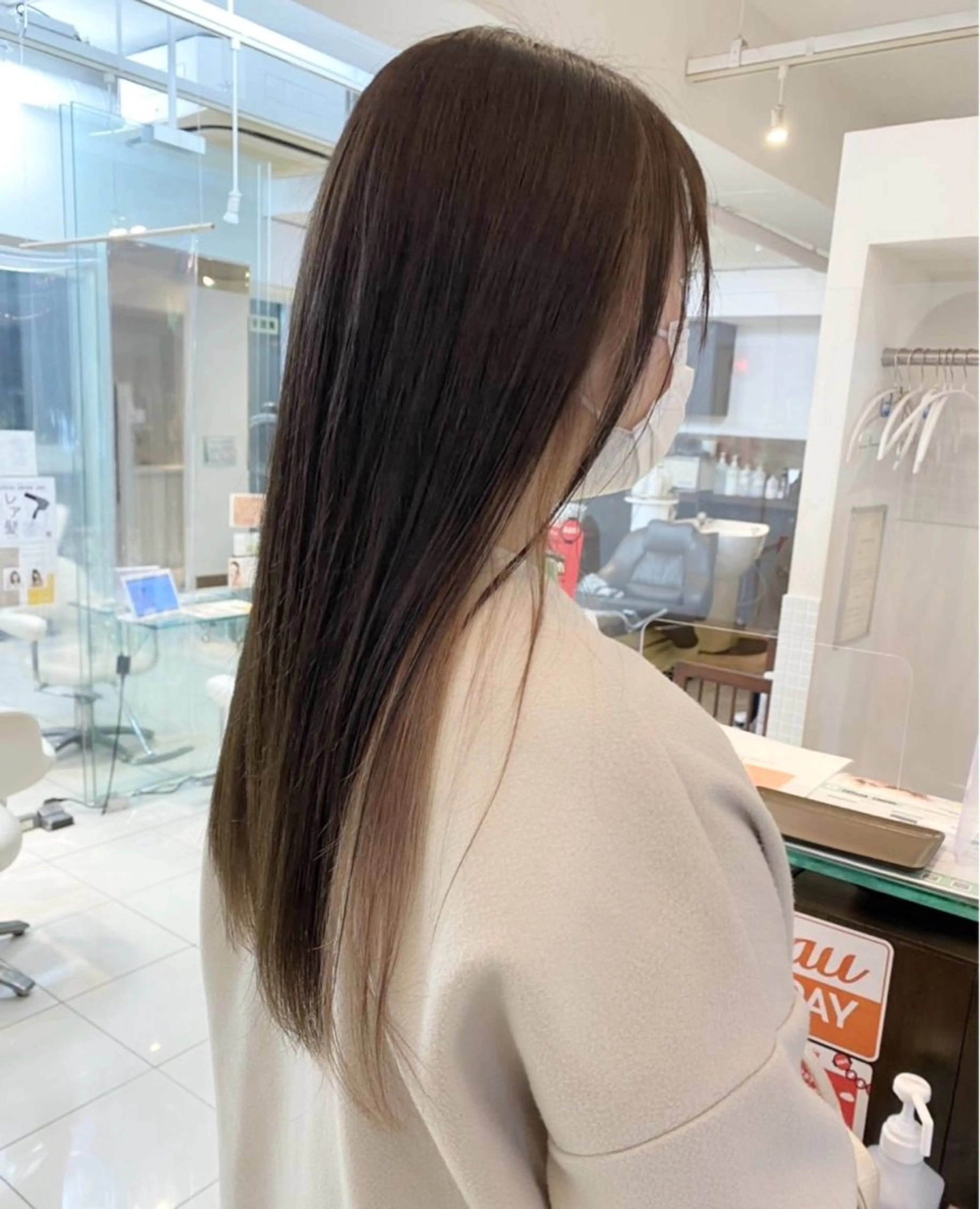 メンテナンスにも◎伸ばしかけの方にも◎🙆🏻♀️¥3200の写真