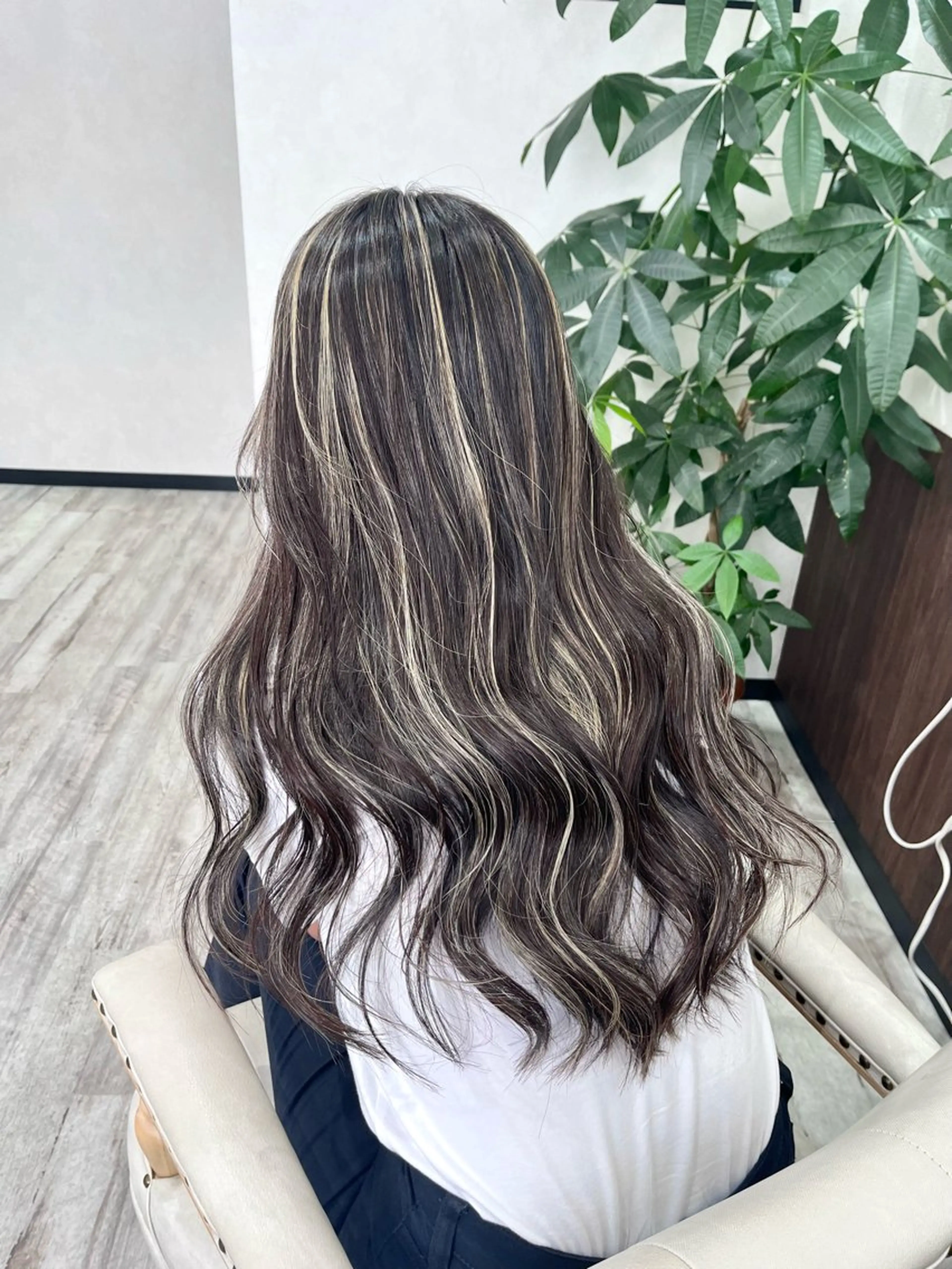 ロング カラー ヘアアレンジ Belle hair Design青野大貴のヘアスタイル