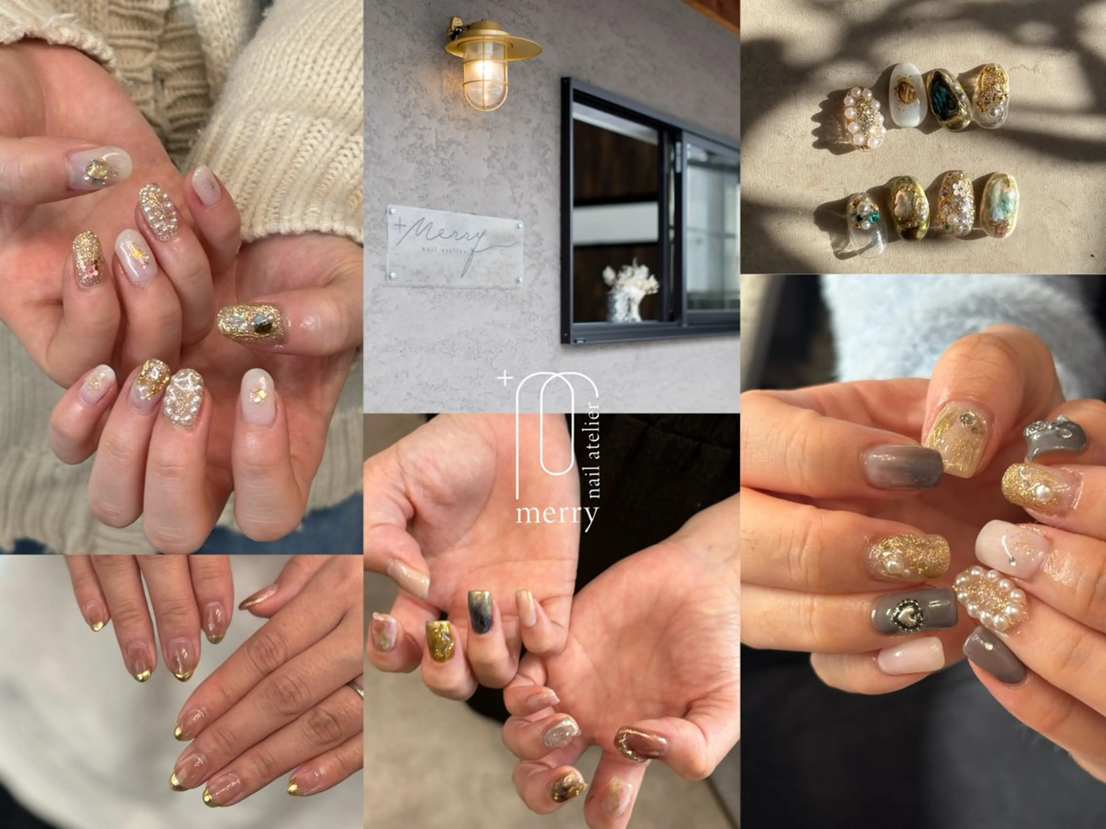 ネイル ニュアンスネイル ネイルアトリエ プラスメリーのネイルデザイン