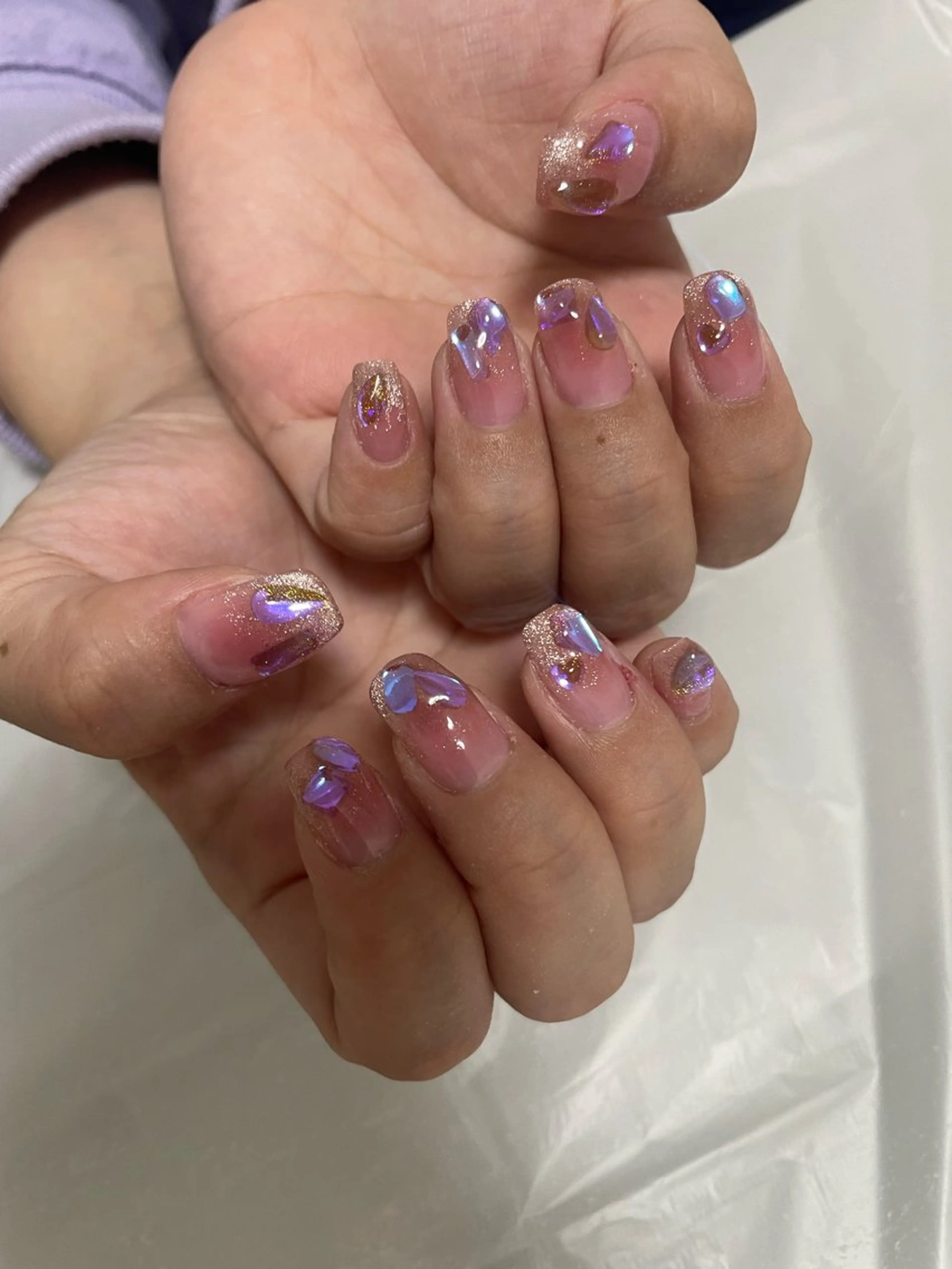 ネイル ハンドネイル オーロラ所属・YUI nailのネイルデザイン