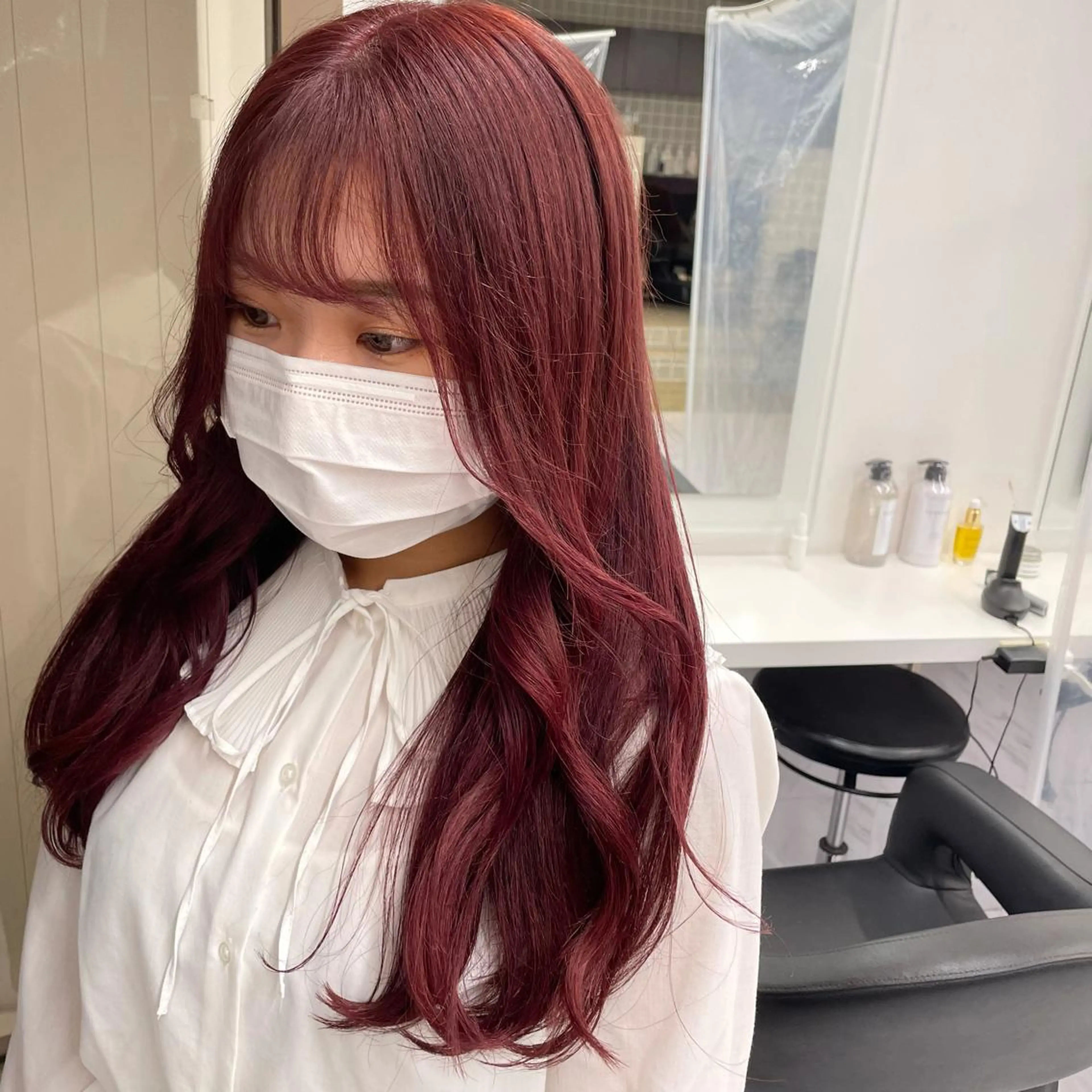 ロング カラー *モデル募集🤍横浜 透明感カラー🫧のヘアスタイル