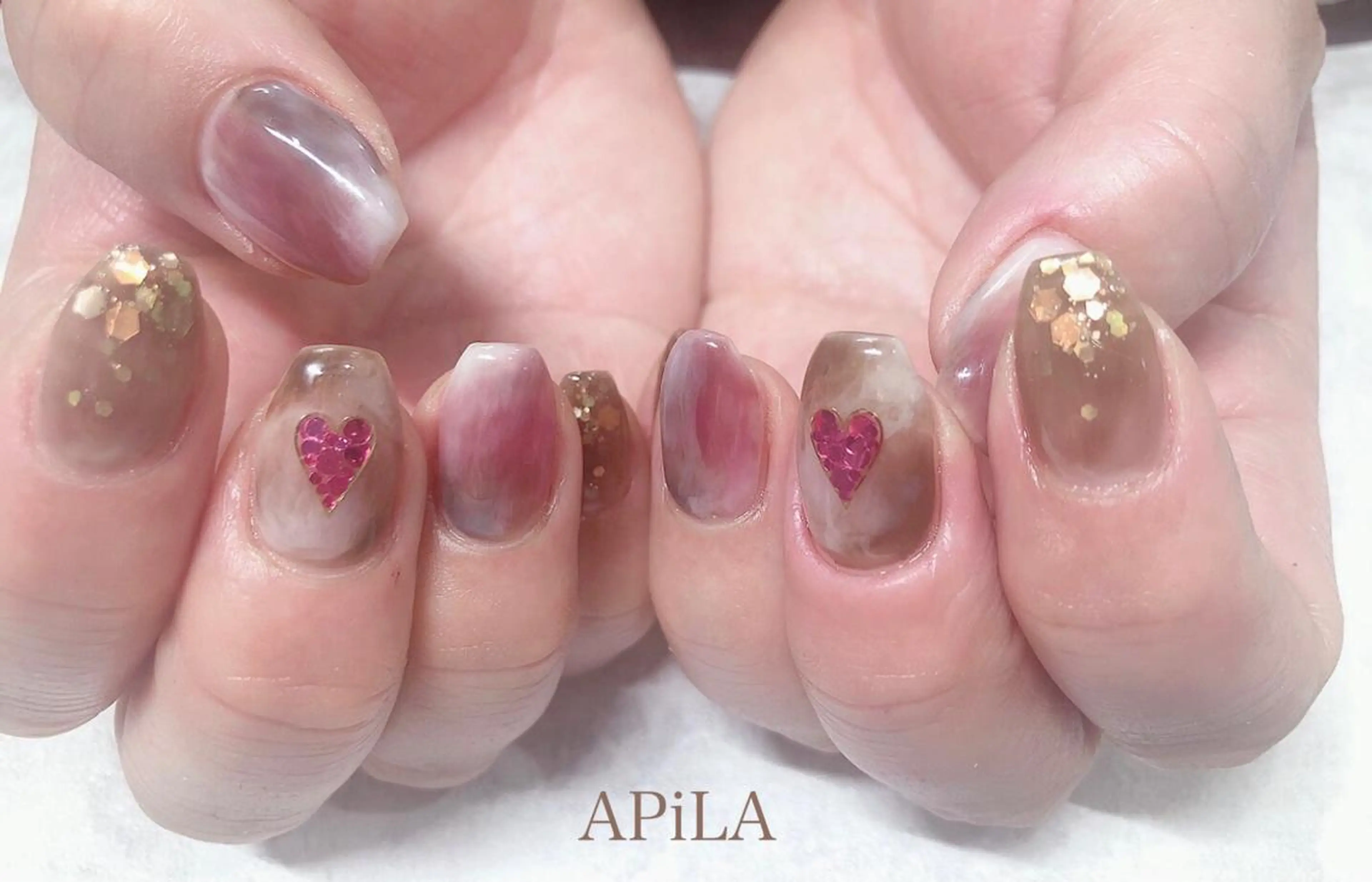 ネイル APiLA 甲斐田のネイルデザイン
