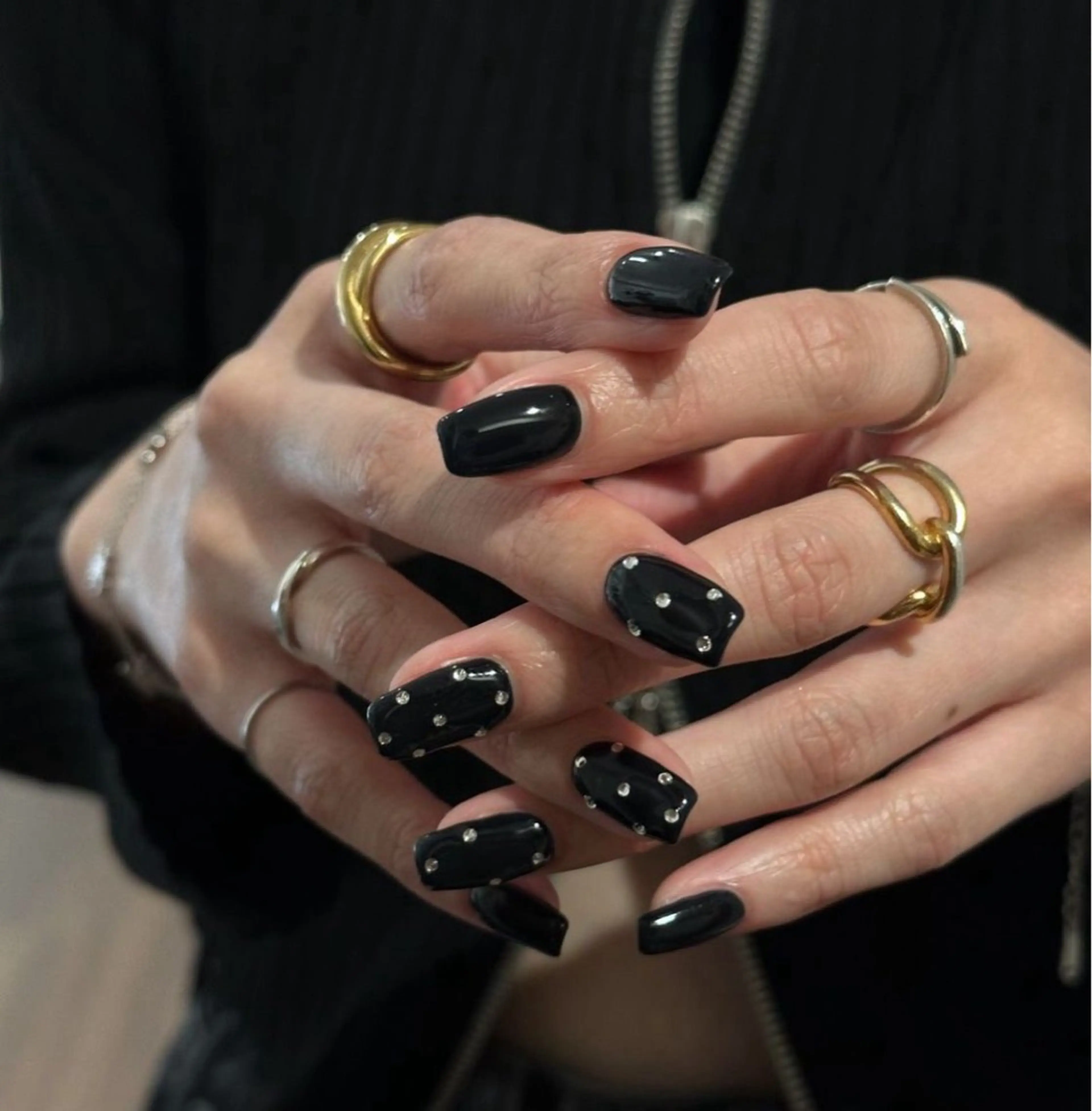 ネイル ハンドネイル 黒政 茜のネイルデザイン