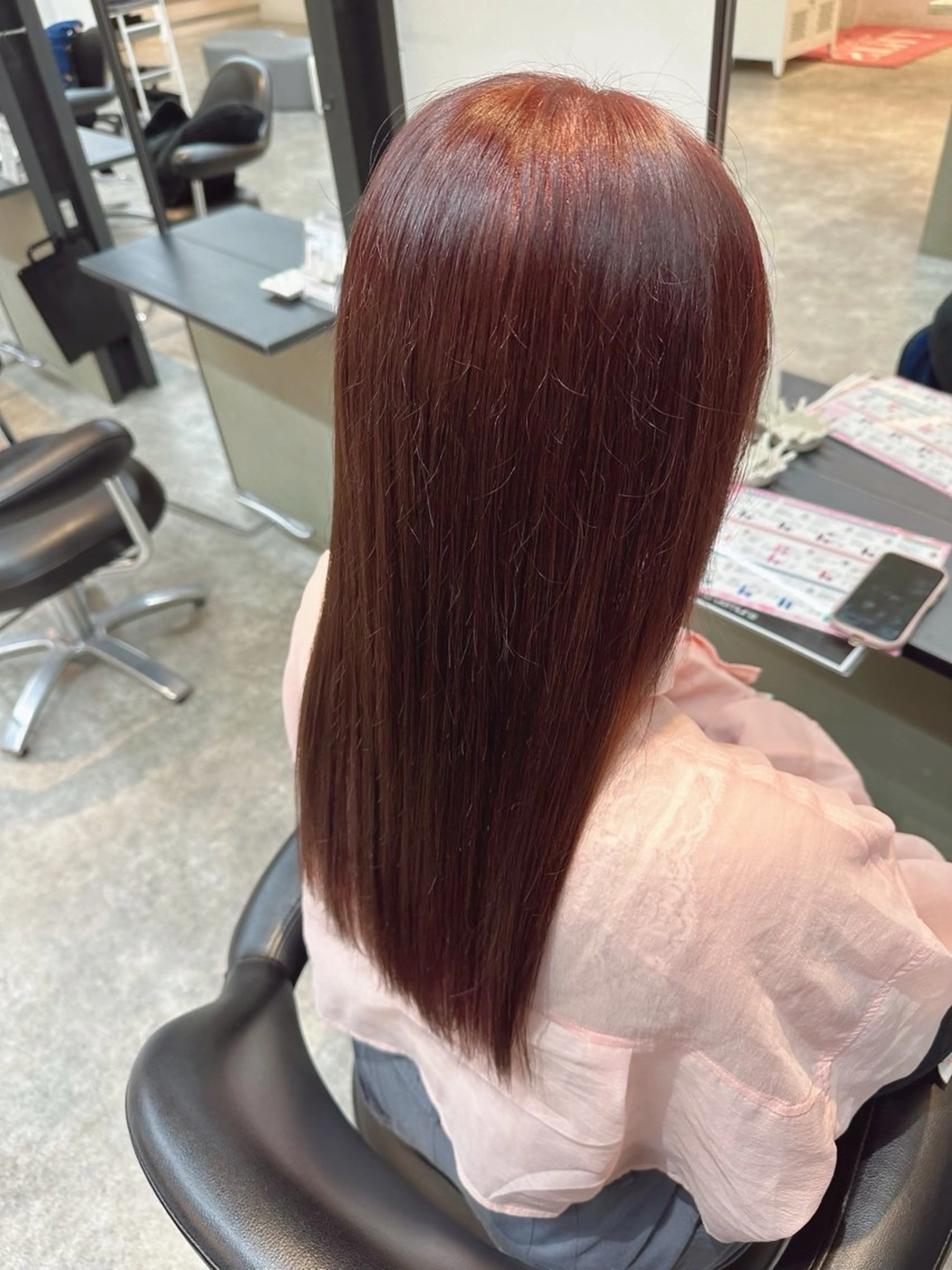 ロング カラー ✂️無料カットモデル ✂️佐々木悠月のヘアスタイル