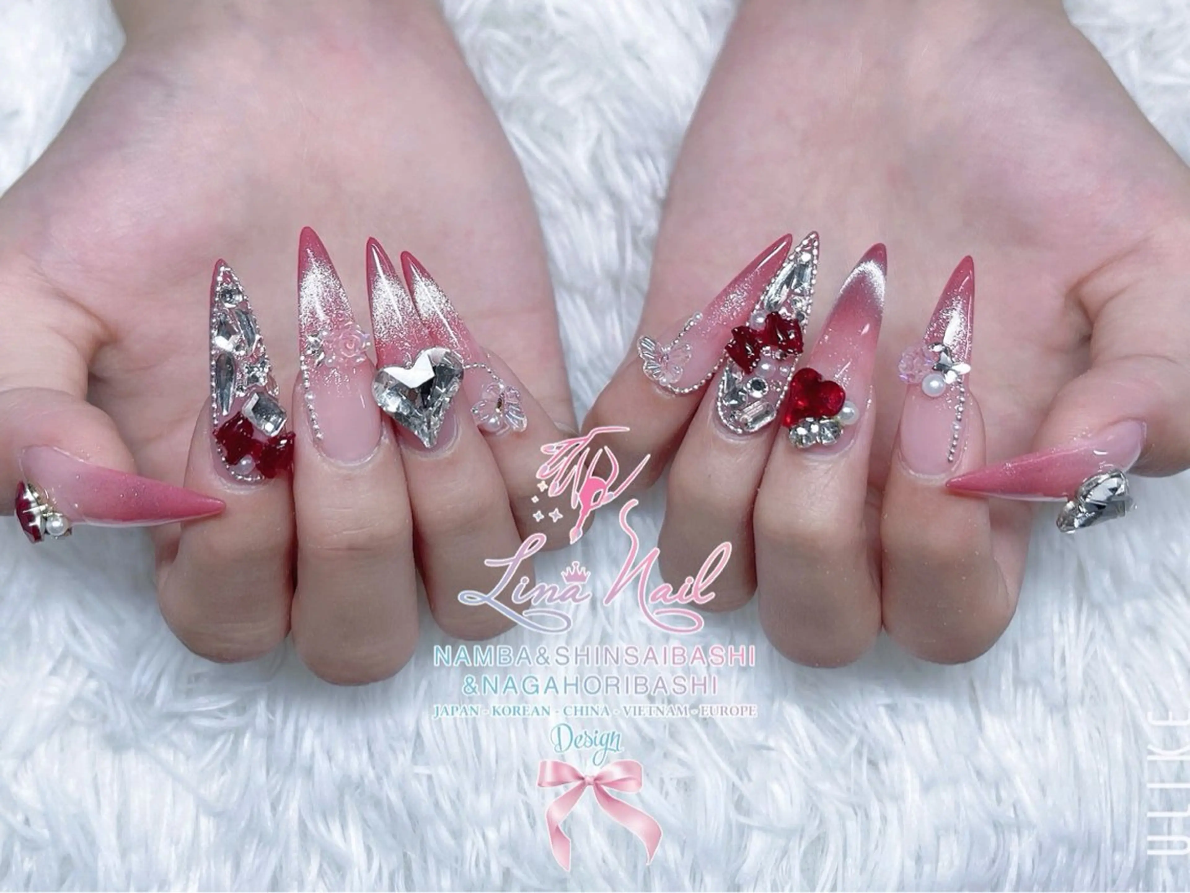 ネイル フットネイル ジェルネイル 持ち込み ネイルチップ ハンドネイル リナネイル 長堀橋店／東心斎橋店のネイルデザイン