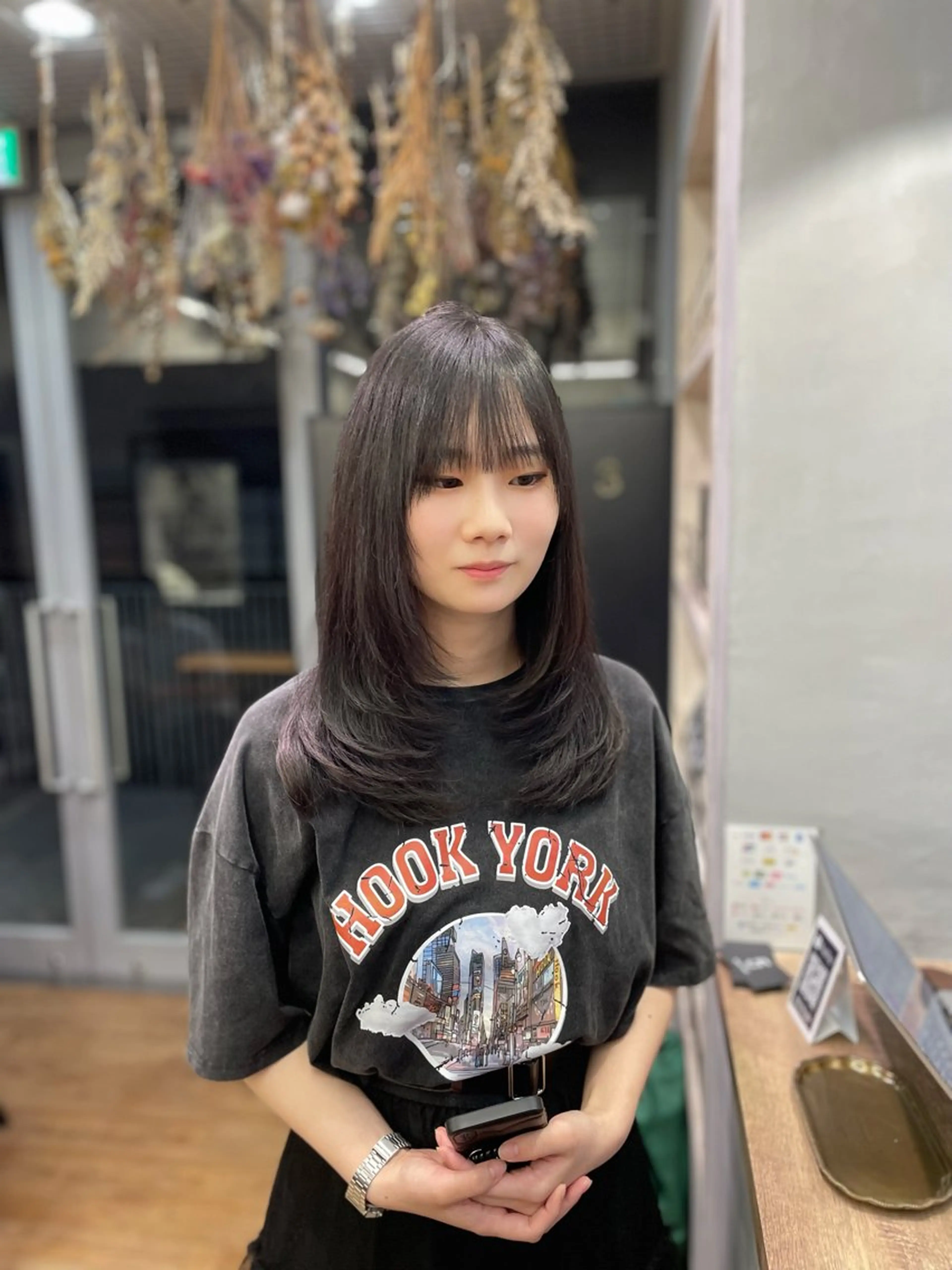 セミロング レイヤーカット カット gite KOHOKU所属・髪質改善レイヤー/ 雨のヘアスタイル