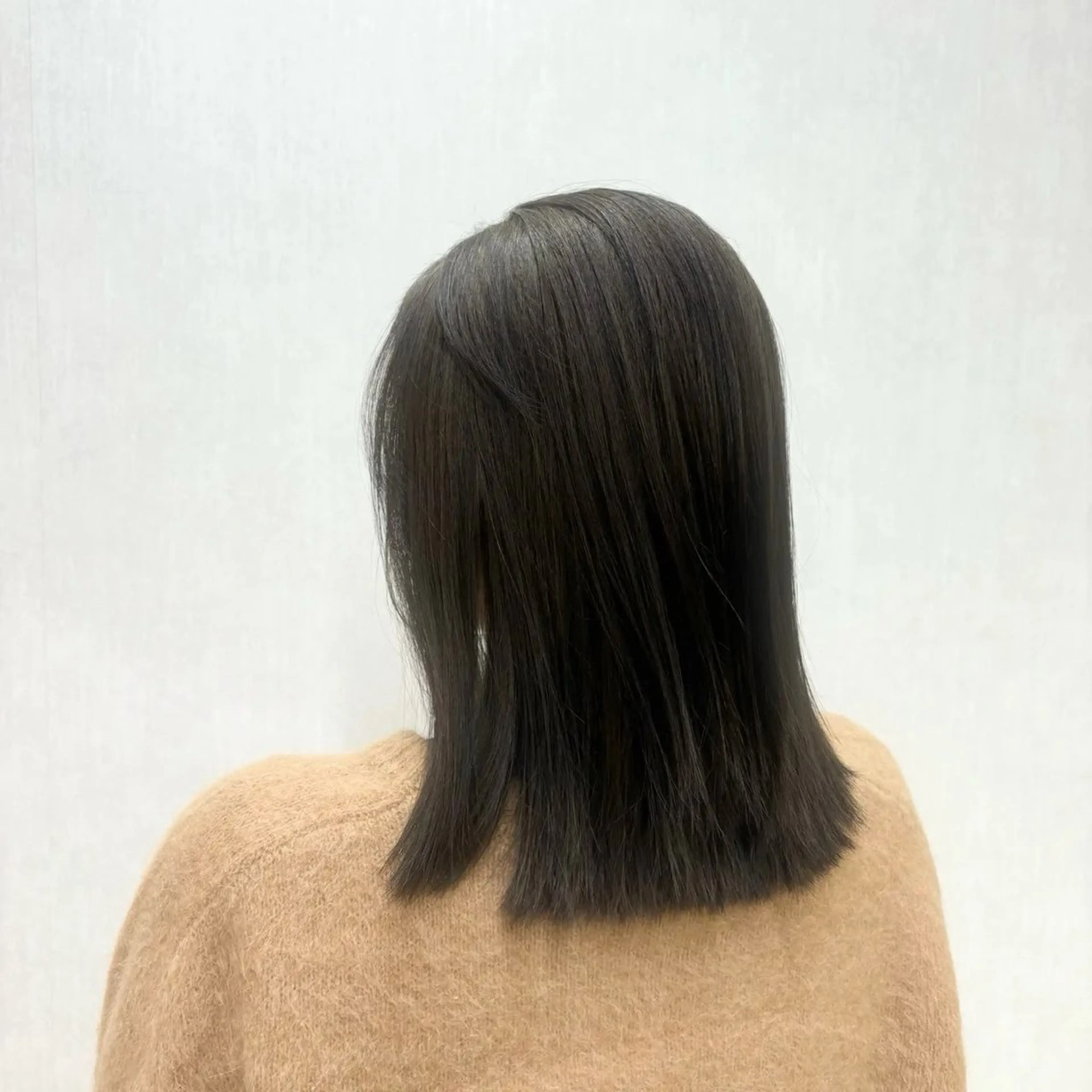 ミディアム カラー ヘアカラー 透明感/ベージュ/ 顔周り/yuna.のヘアスタイル