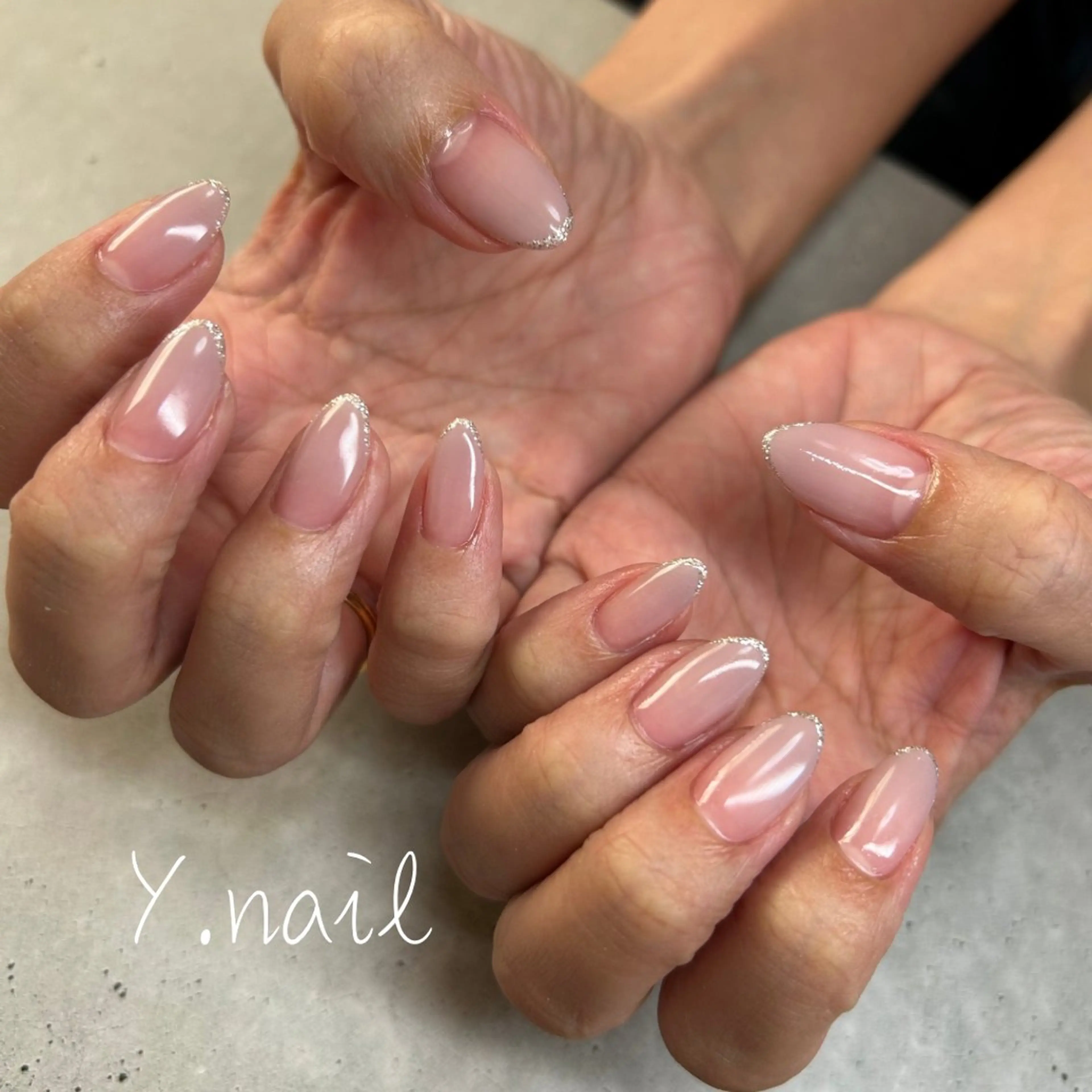 ネイル ラメ(グリッター) ハンドネイル Y. nailのネイルデザイン