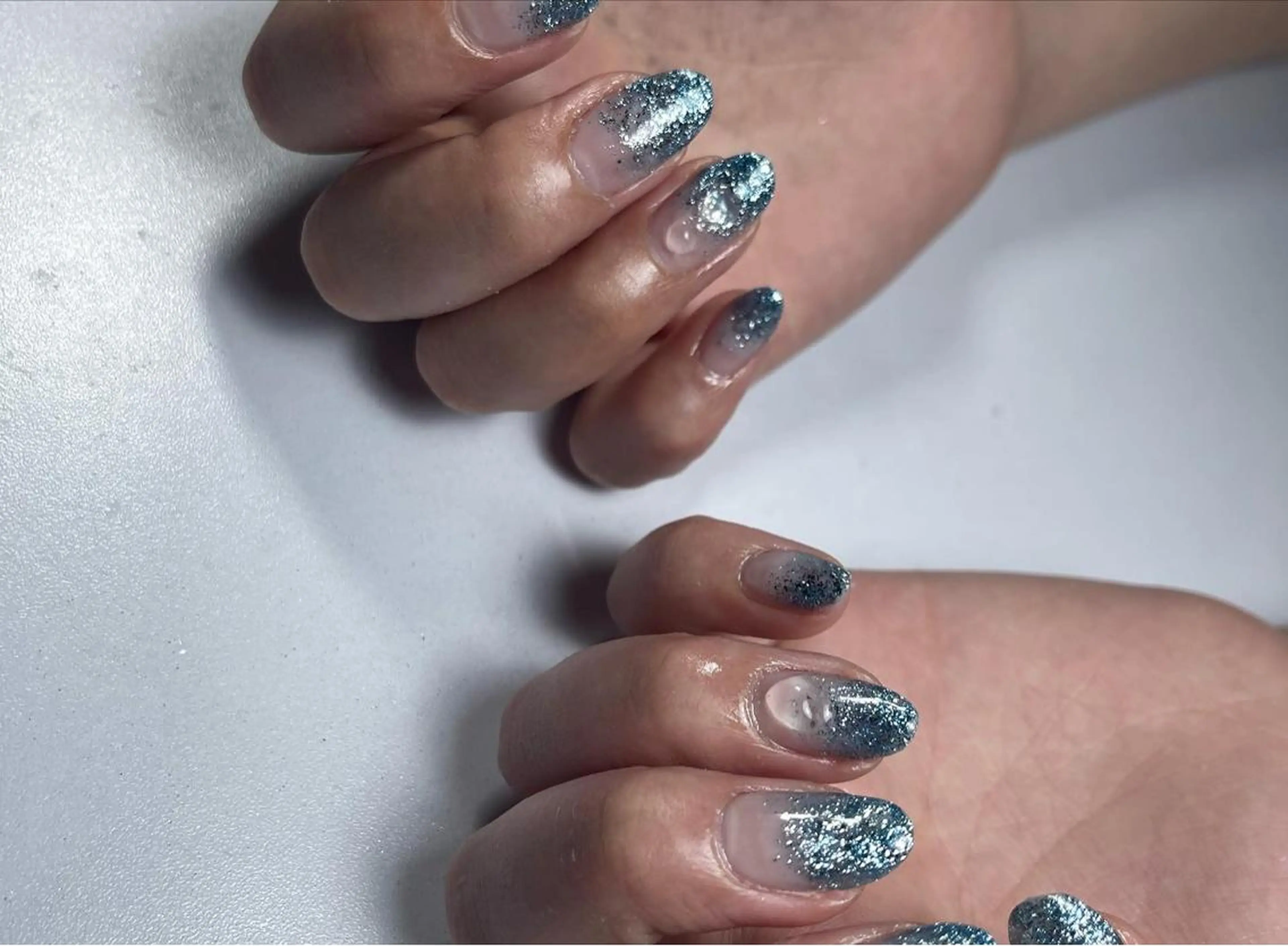 ネイル ハート UVネイル ハンドネイル 松山 美由紀のネイルデザイン