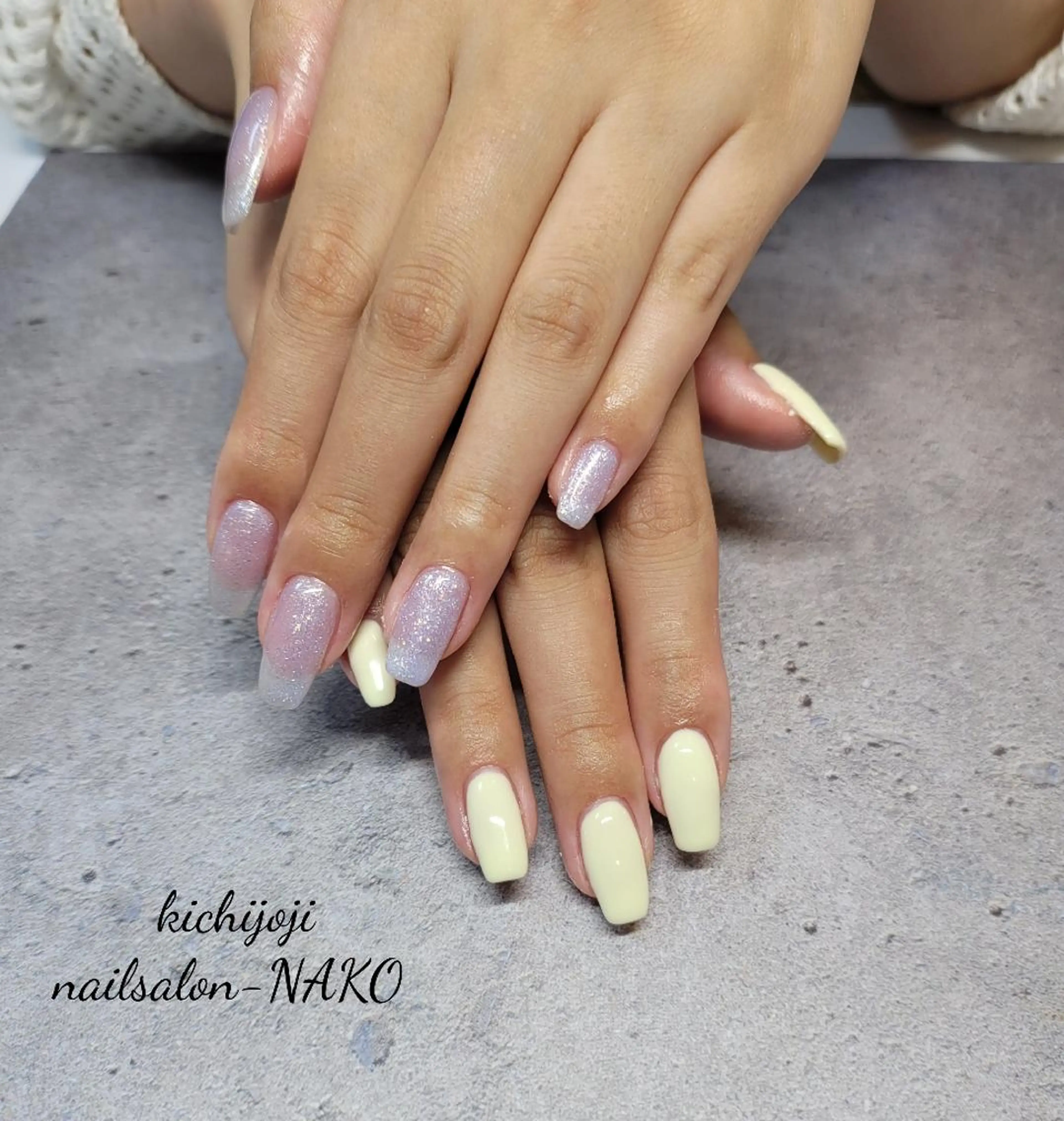 カラー ハンドネイル Salon-NAKO 🐷shirai🐷のネイルデザイン