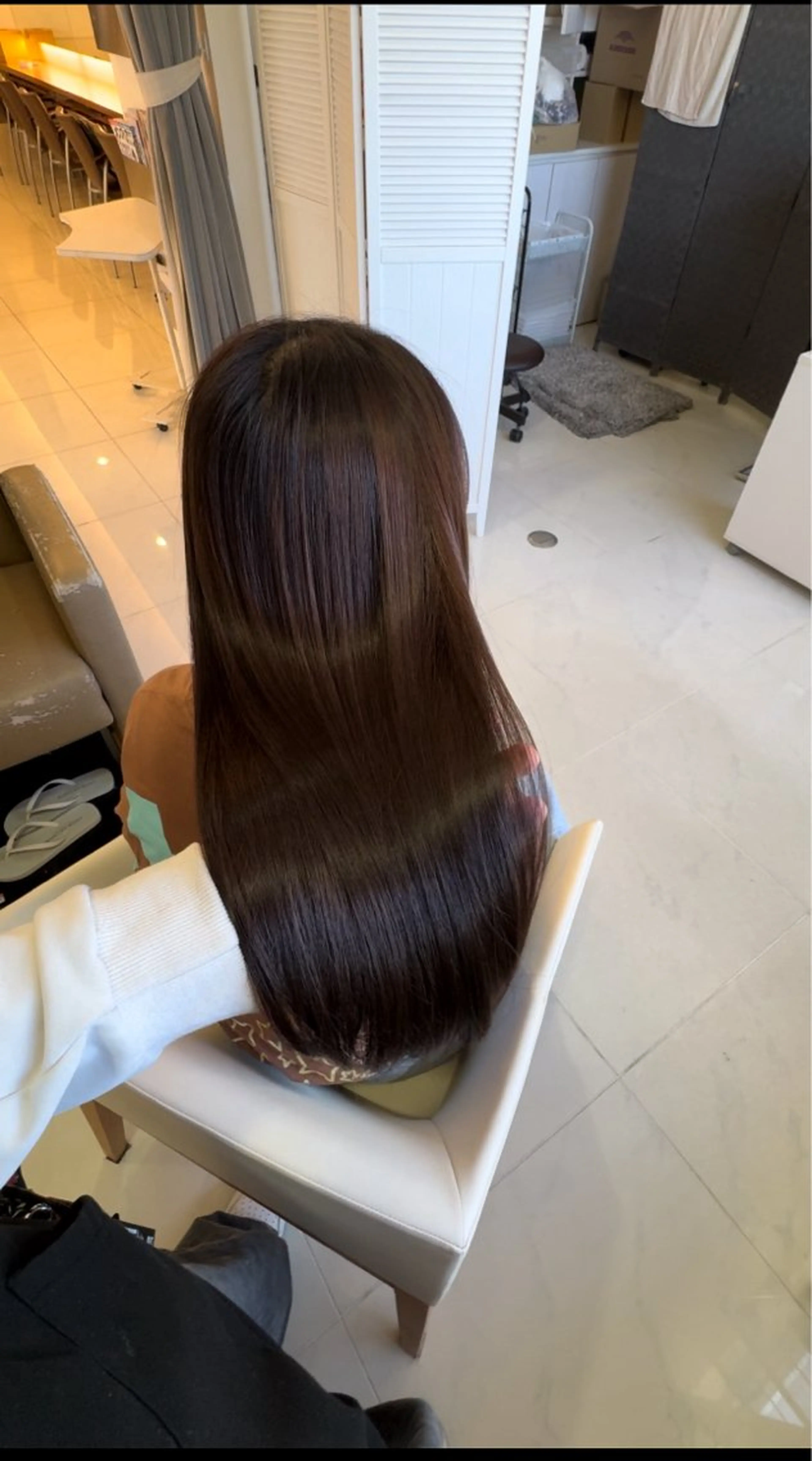 ロング カット ヘアカラー トリートメント 🎈カラーエステ 🎈通事  啓人のヘアスタイル