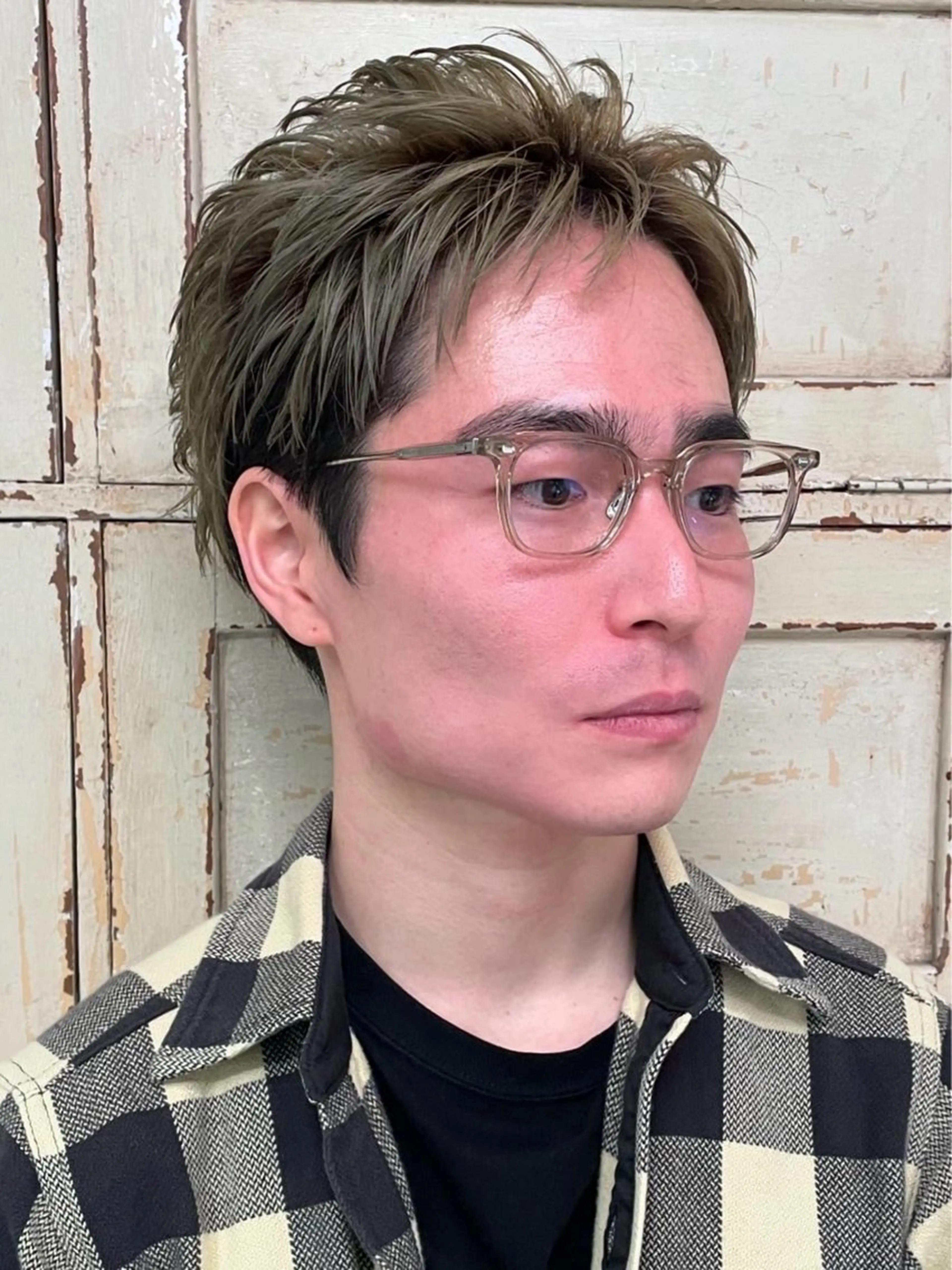 ショート カラー メンズ カット ヘアカラー RorriM natsuのヘアスタイル