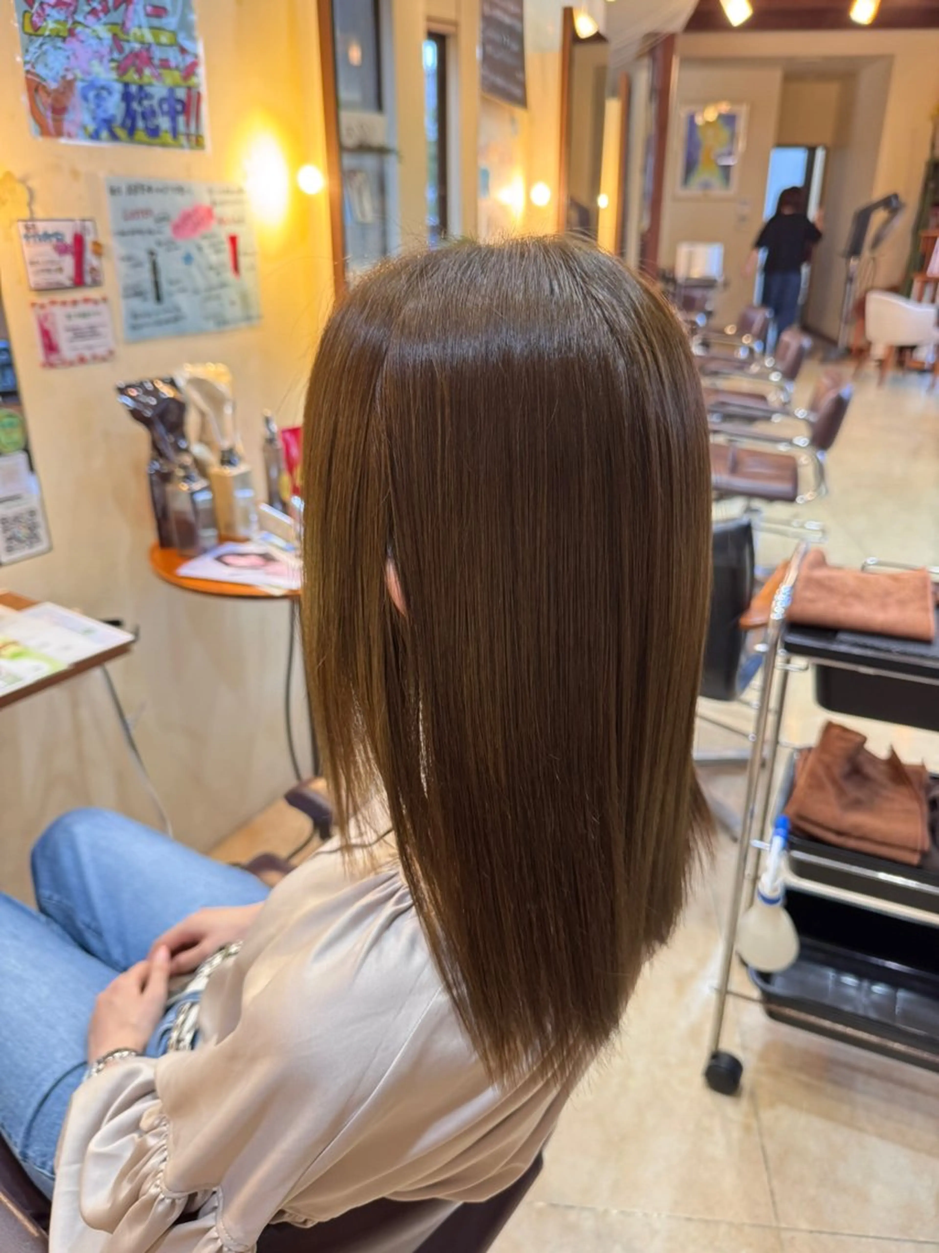 ロング hair&makeRIHGA所属・善方 心音のヘアスタイル