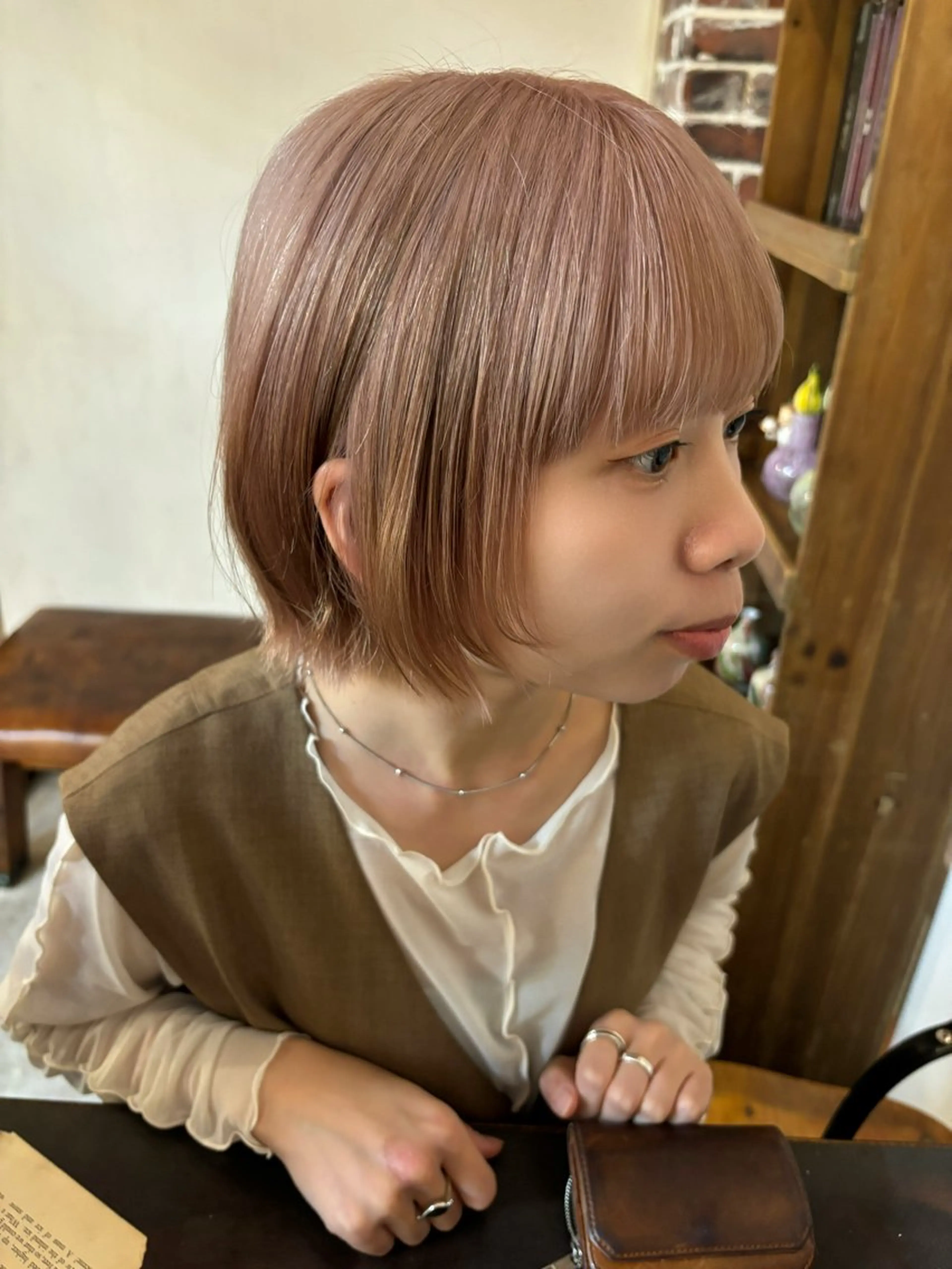 🎀カット+リタッチブリーチ+カラーの写真