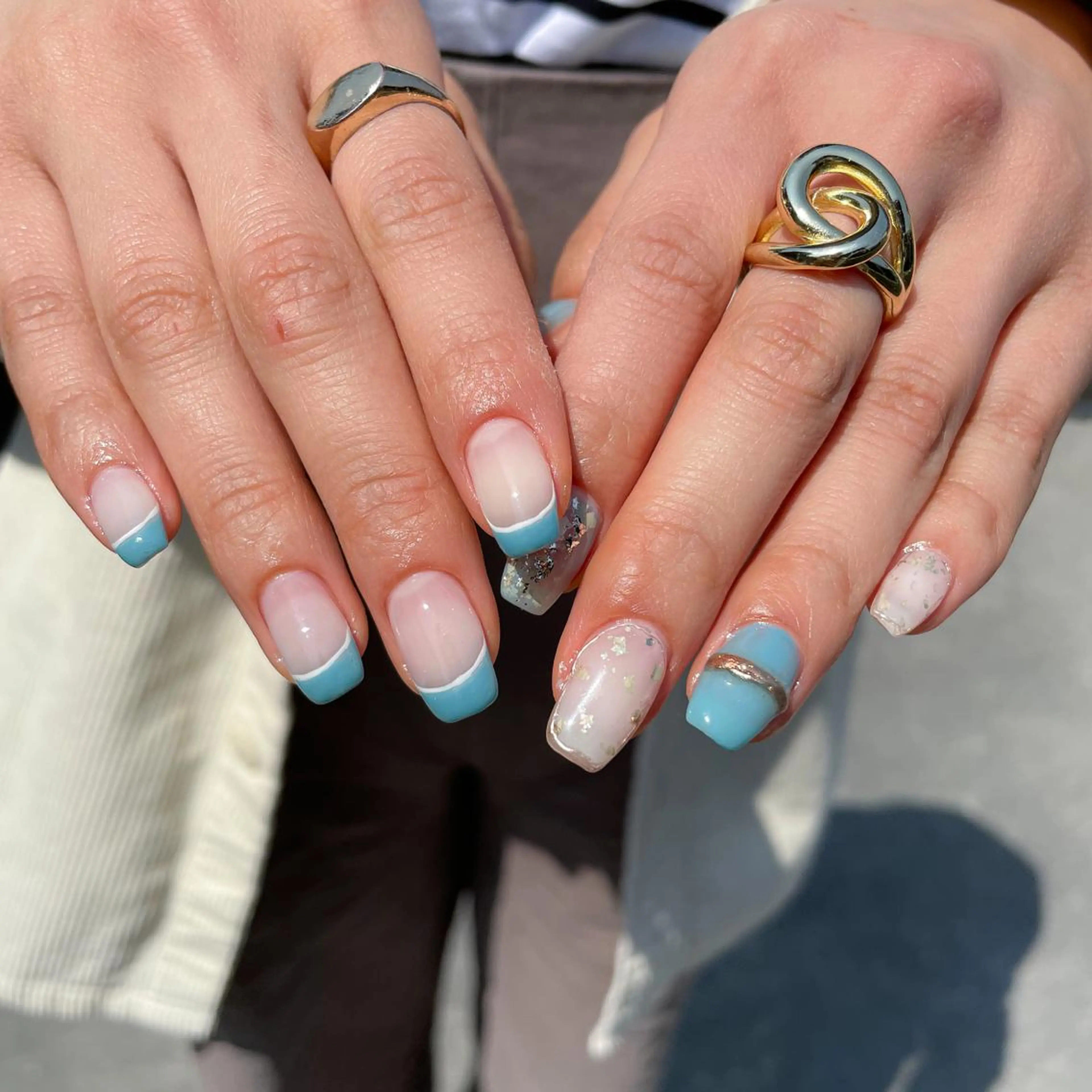 ネイル ブルー nailatelier elsol.所属・atelier elsol.のネイルデザイン