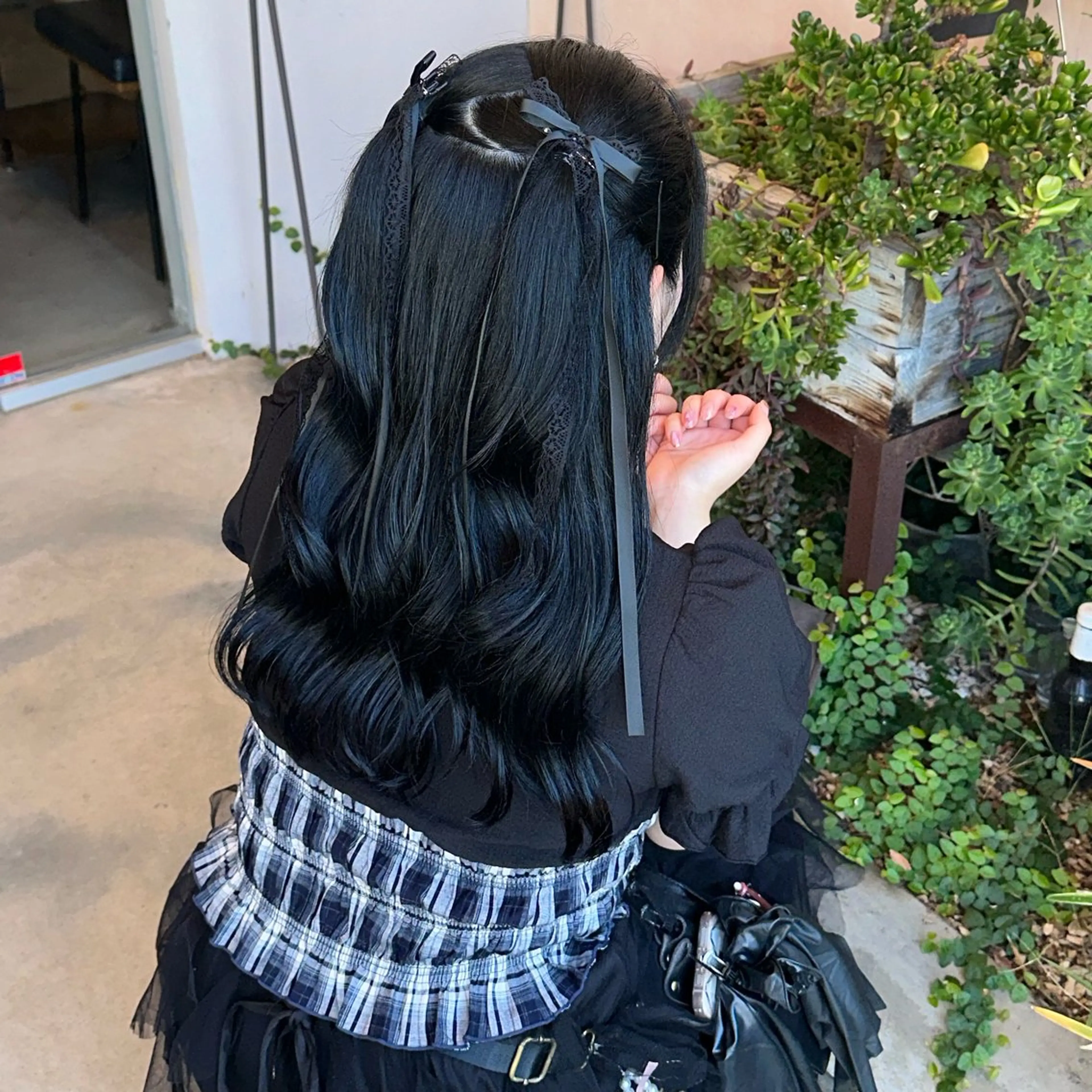 ロング カラー ヘアカラー riff design labo所属・Fuka 大阪狭山市美容室のヘアスタイル