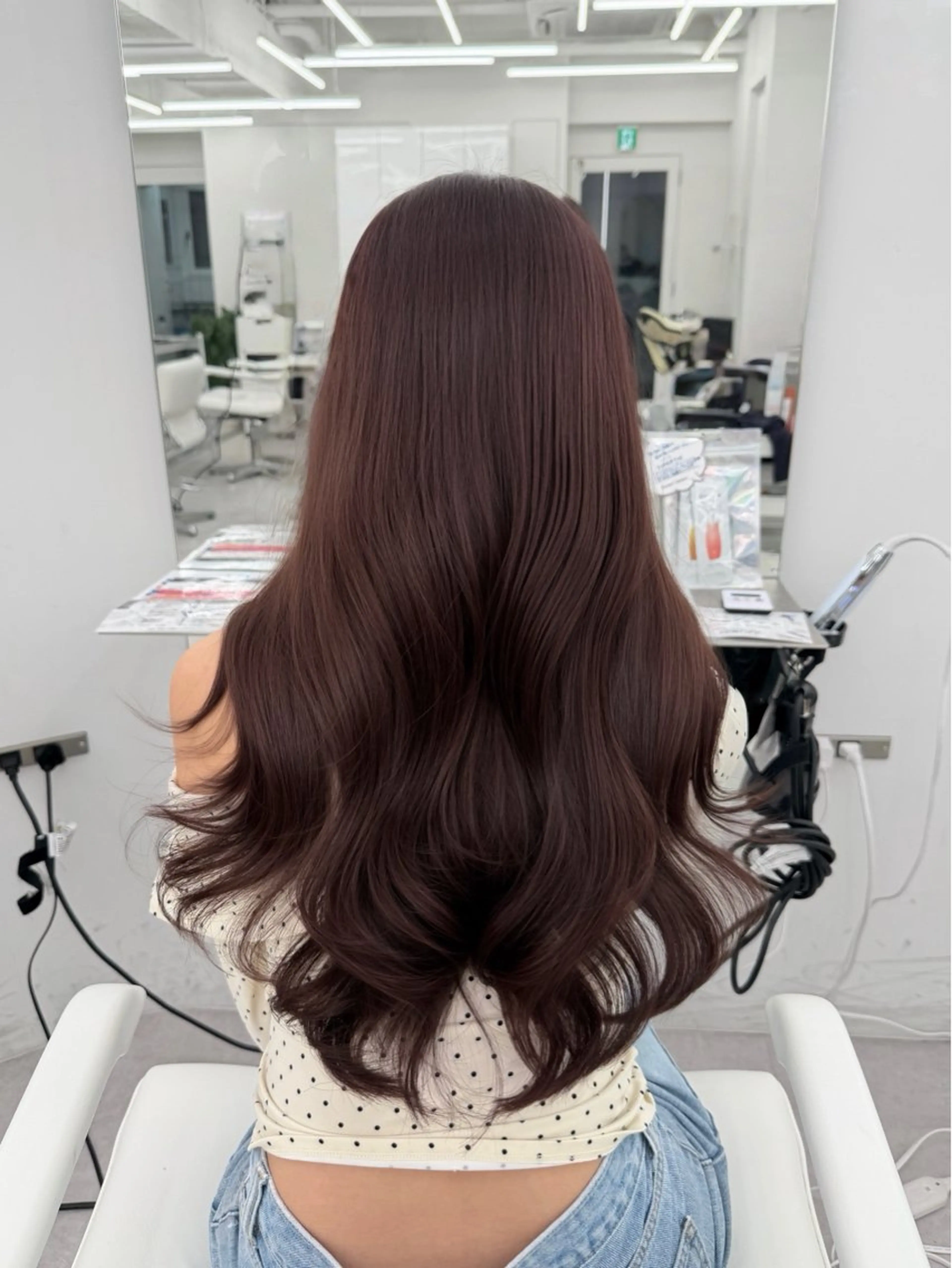 ロング ヘアカラー なつき🎀韓国 styleのヘアスタイル