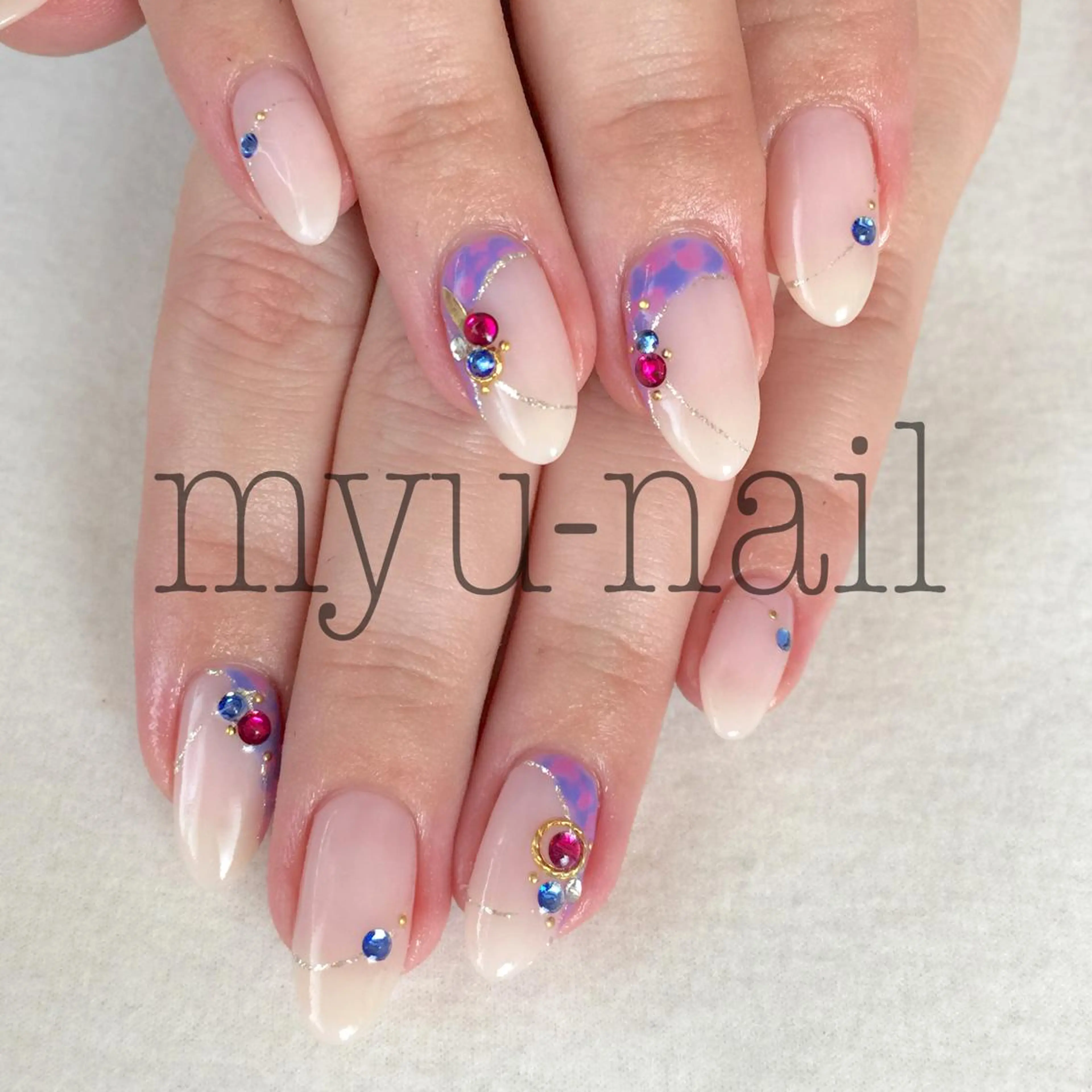 ネイル ハンドネイル ホームサロン myu-nailのネイルデザイン