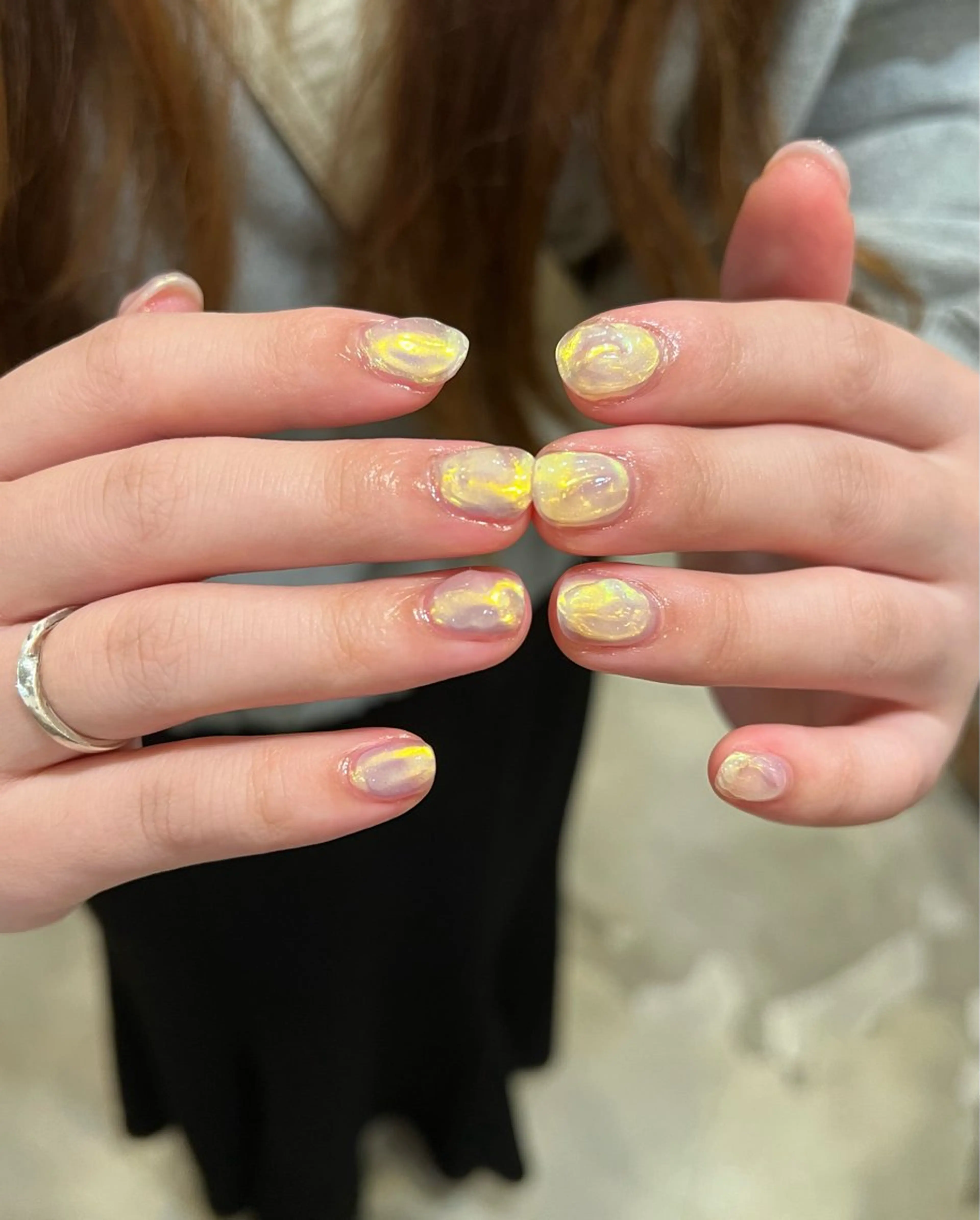 ネイル キラキラネイル miyuu 𓂃🫧‪のネイルデザイン