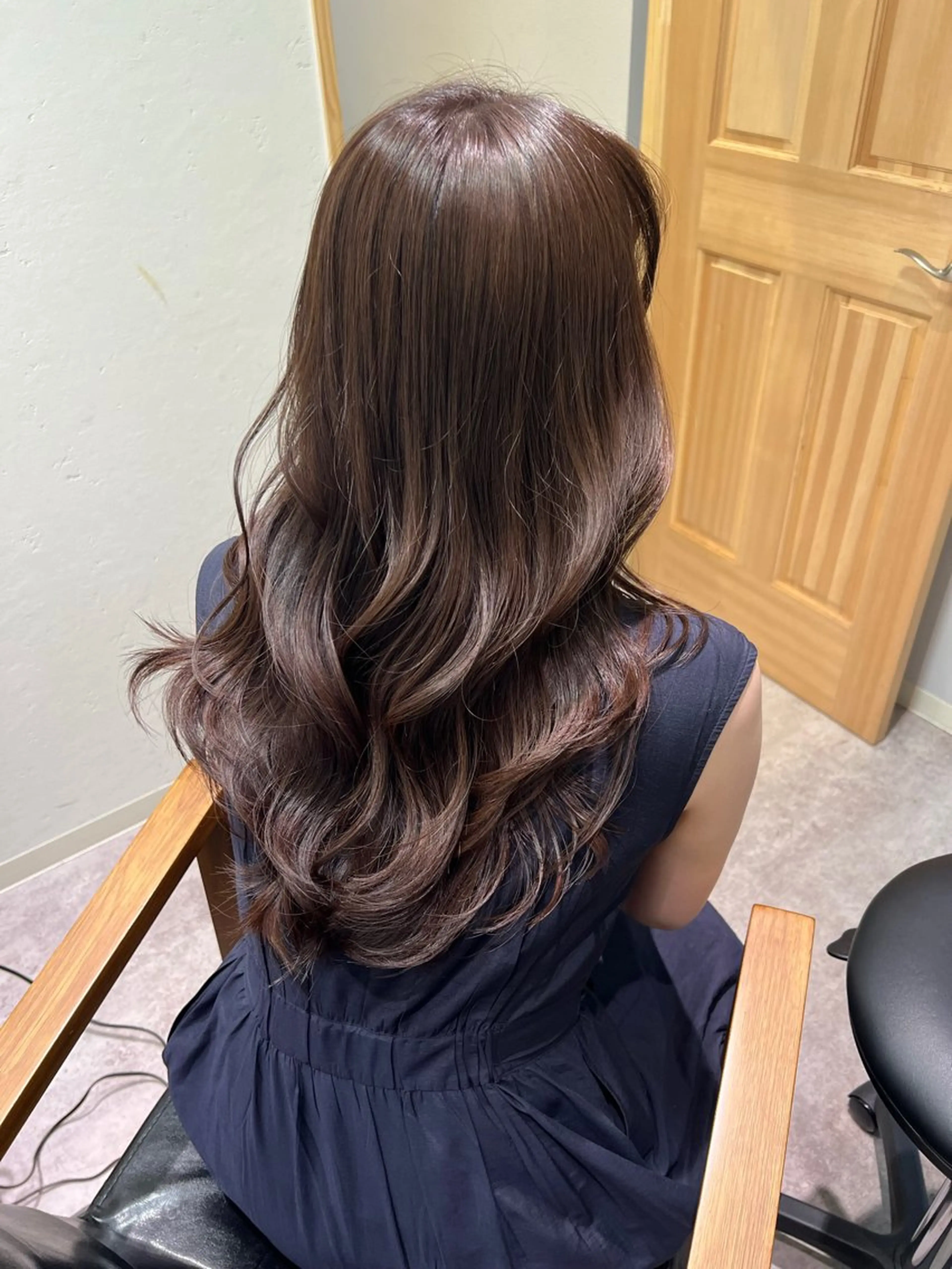 セミロング パーマ セミロングパーマ コテ巻き風パーマ SHONOのヘアスタイル