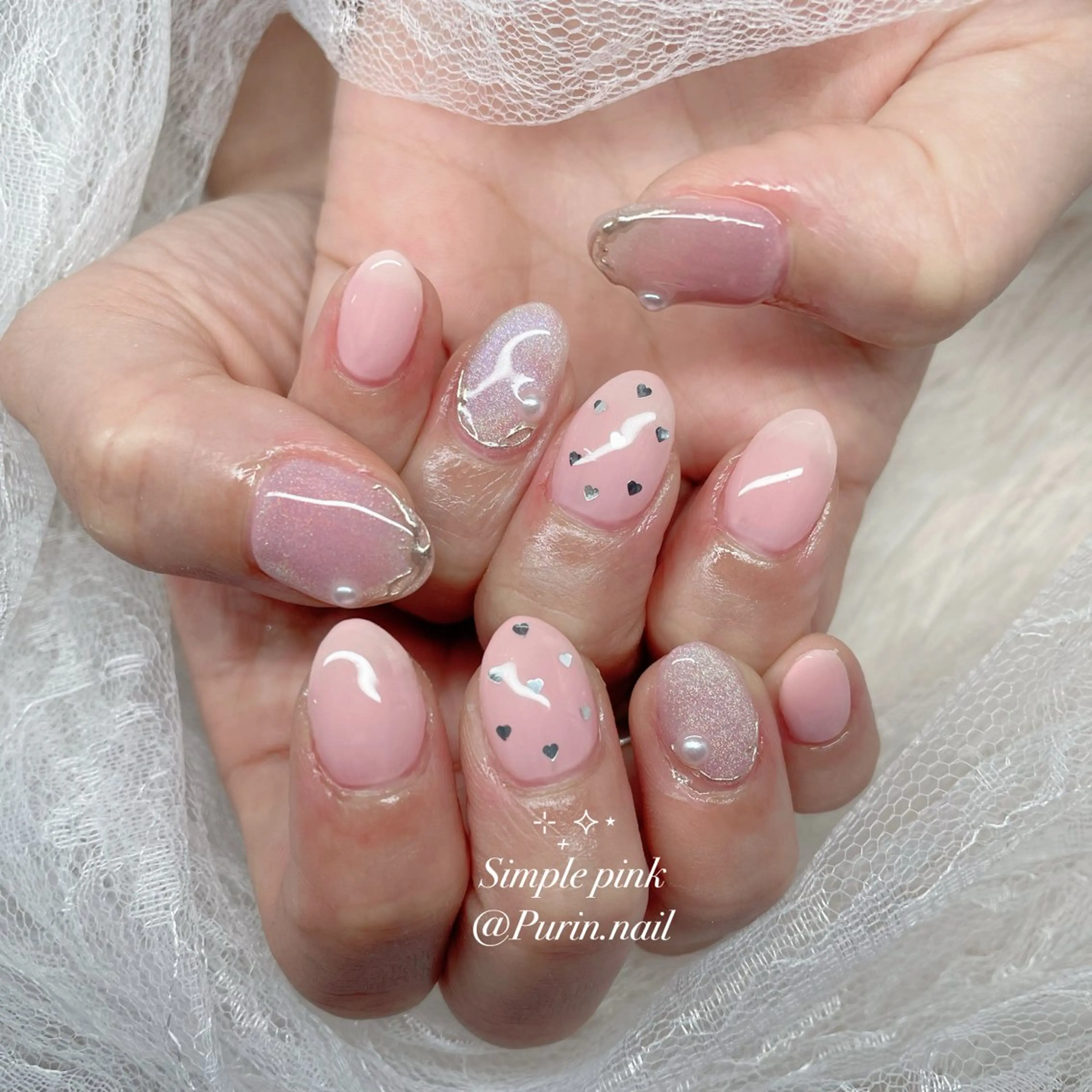 ネイル ハンドネイル Nails by Purin🍮のネイルデザイン