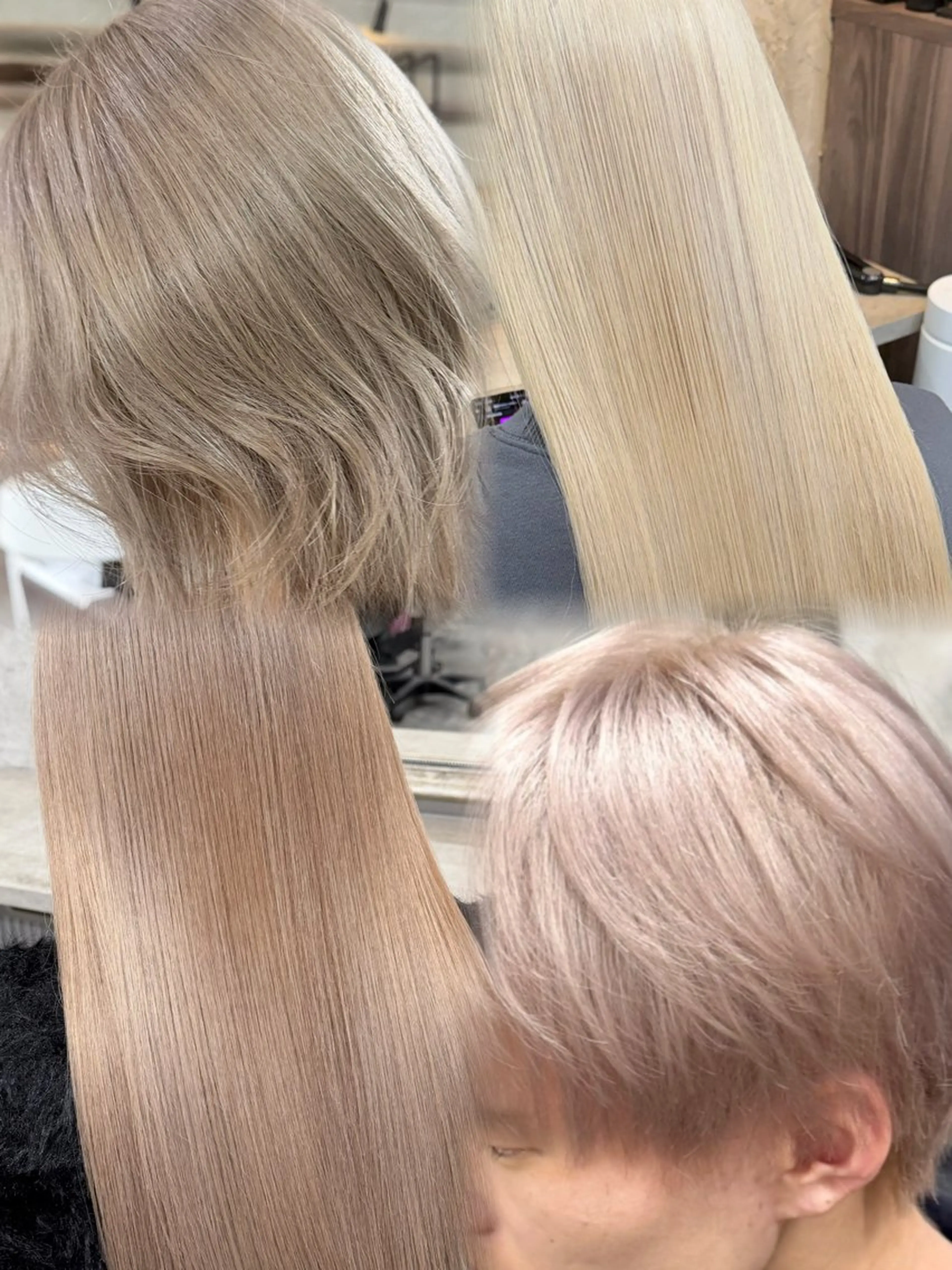 ヘアカラー トリートメント apollo 横浜所属・横浜🦋ハイトーン 🫐シャドウルーツのヘアスタイル