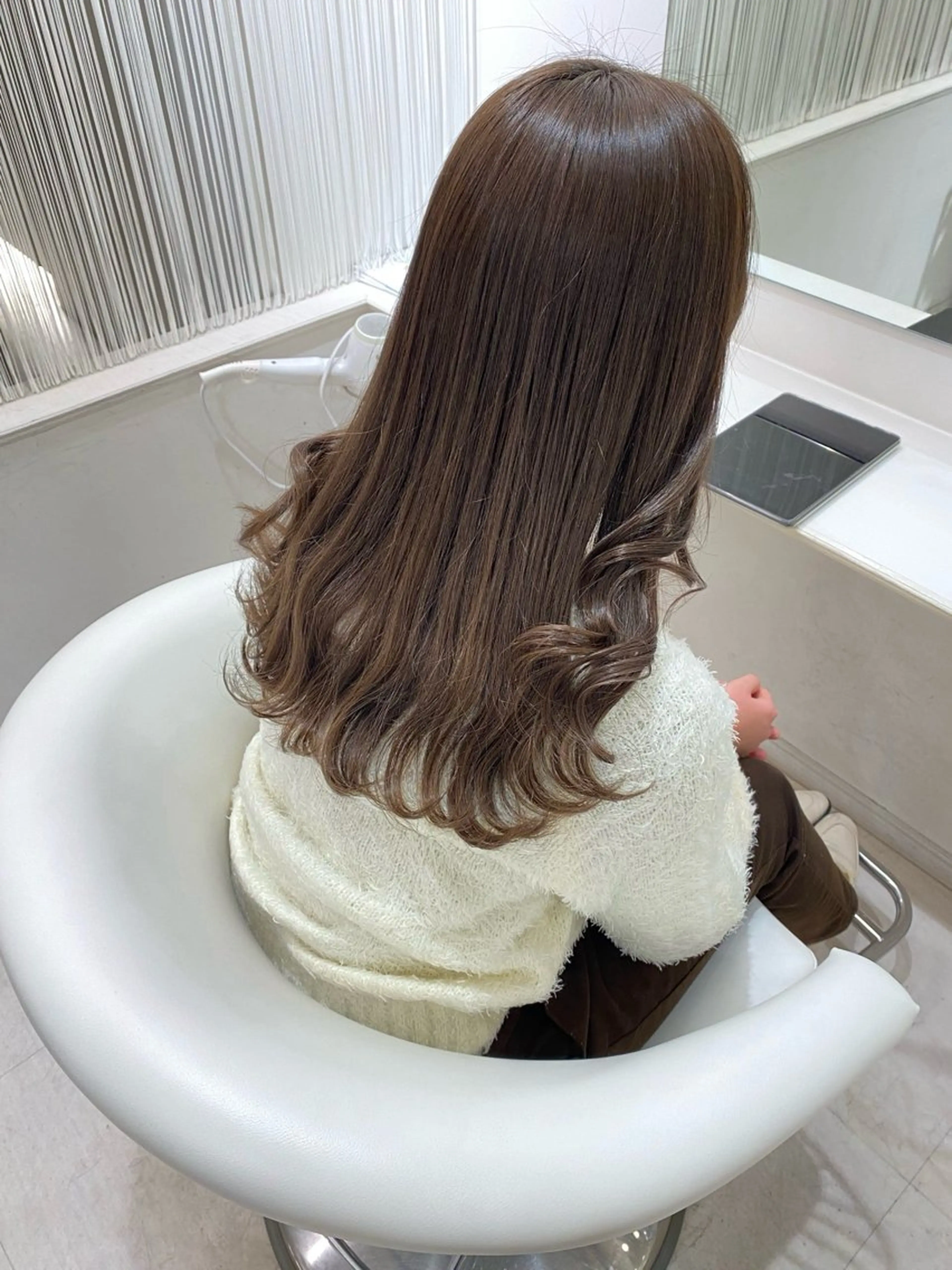 ロング カラー ParveMix 岡本えりかのヘアスタイル