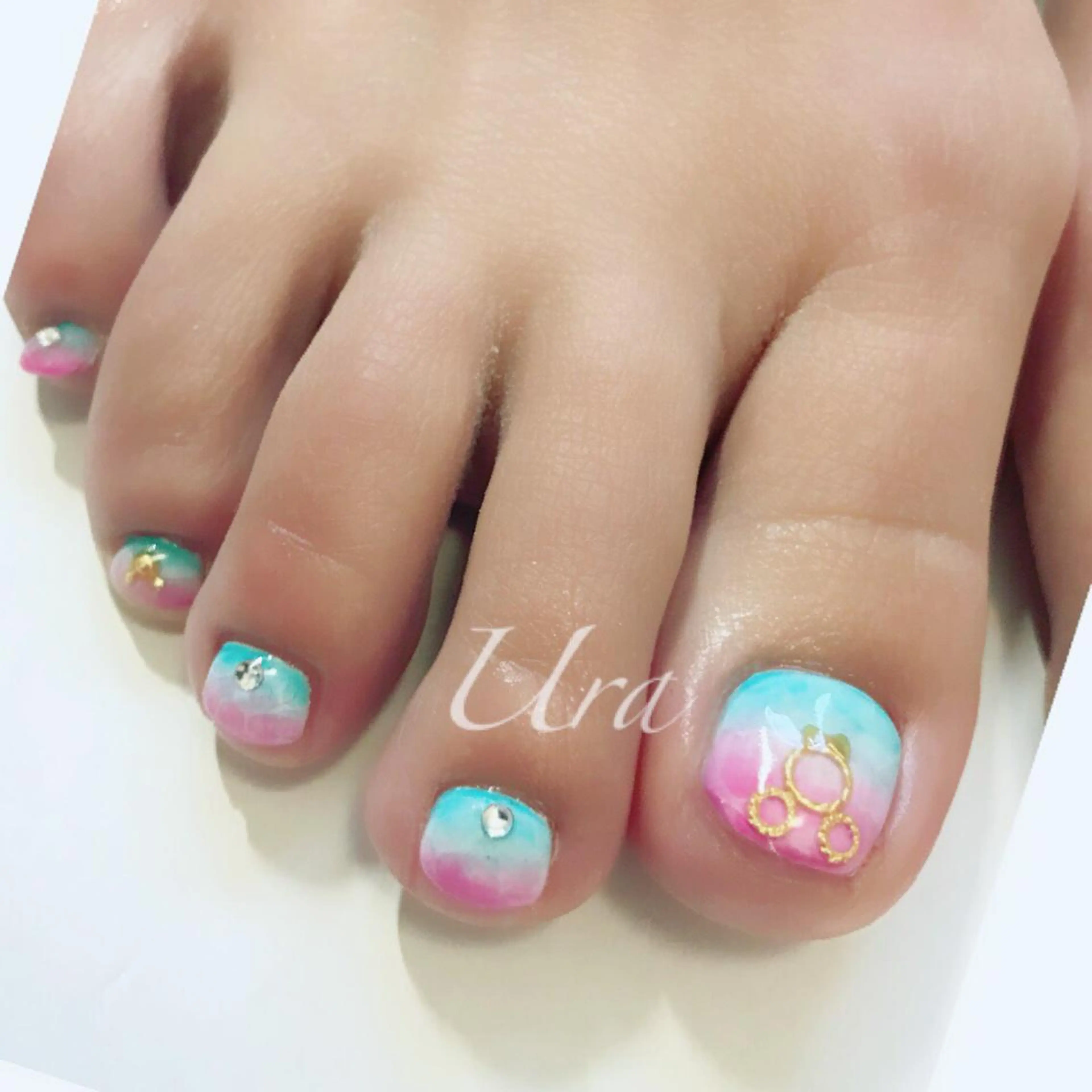 ネイル フットネイル UrakoNail 《nail》のネイルデザイン