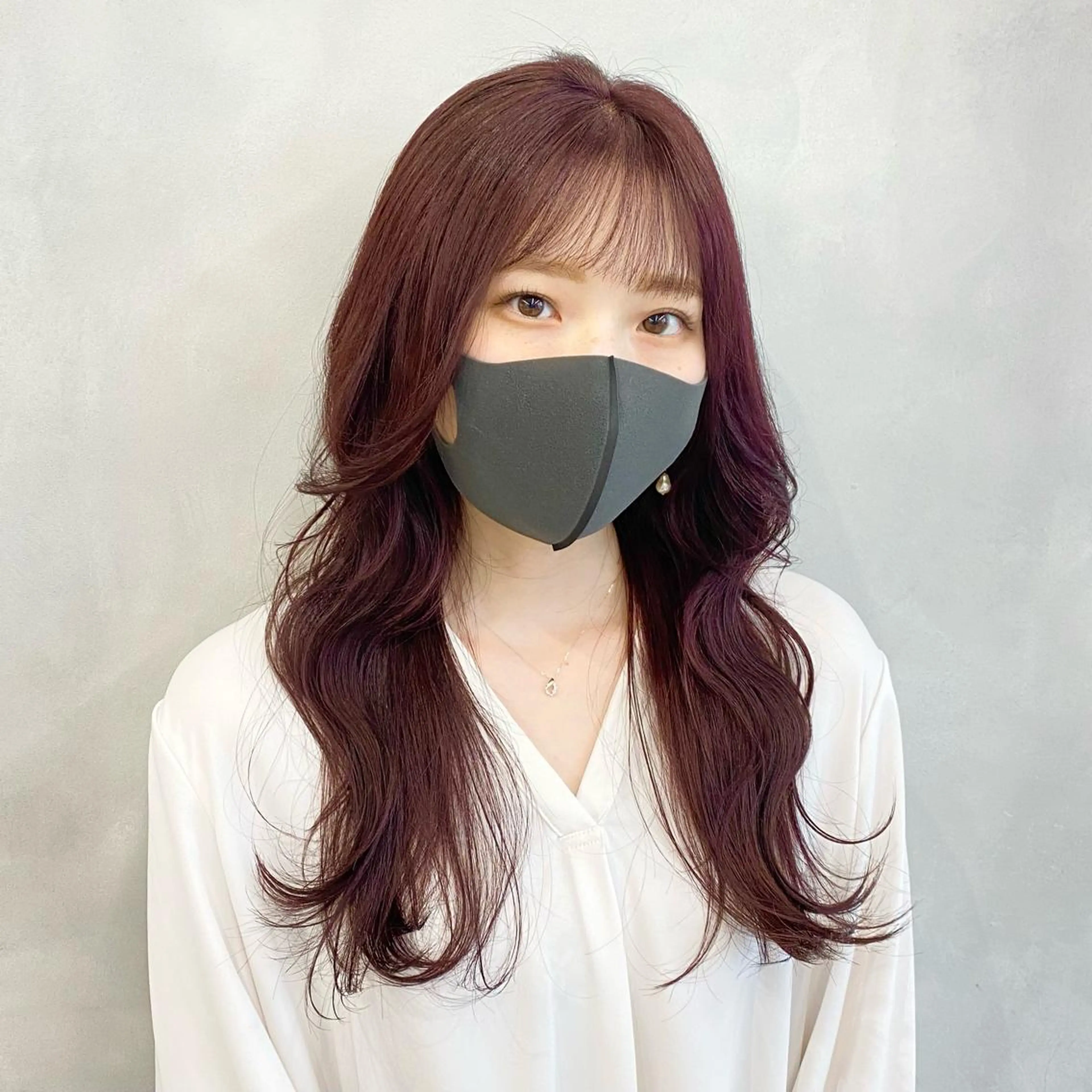 ロング カラー カット ヘアカラー トリートメント 💖暖色・ハイトーン 🐈みおり💖のヘアスタイル