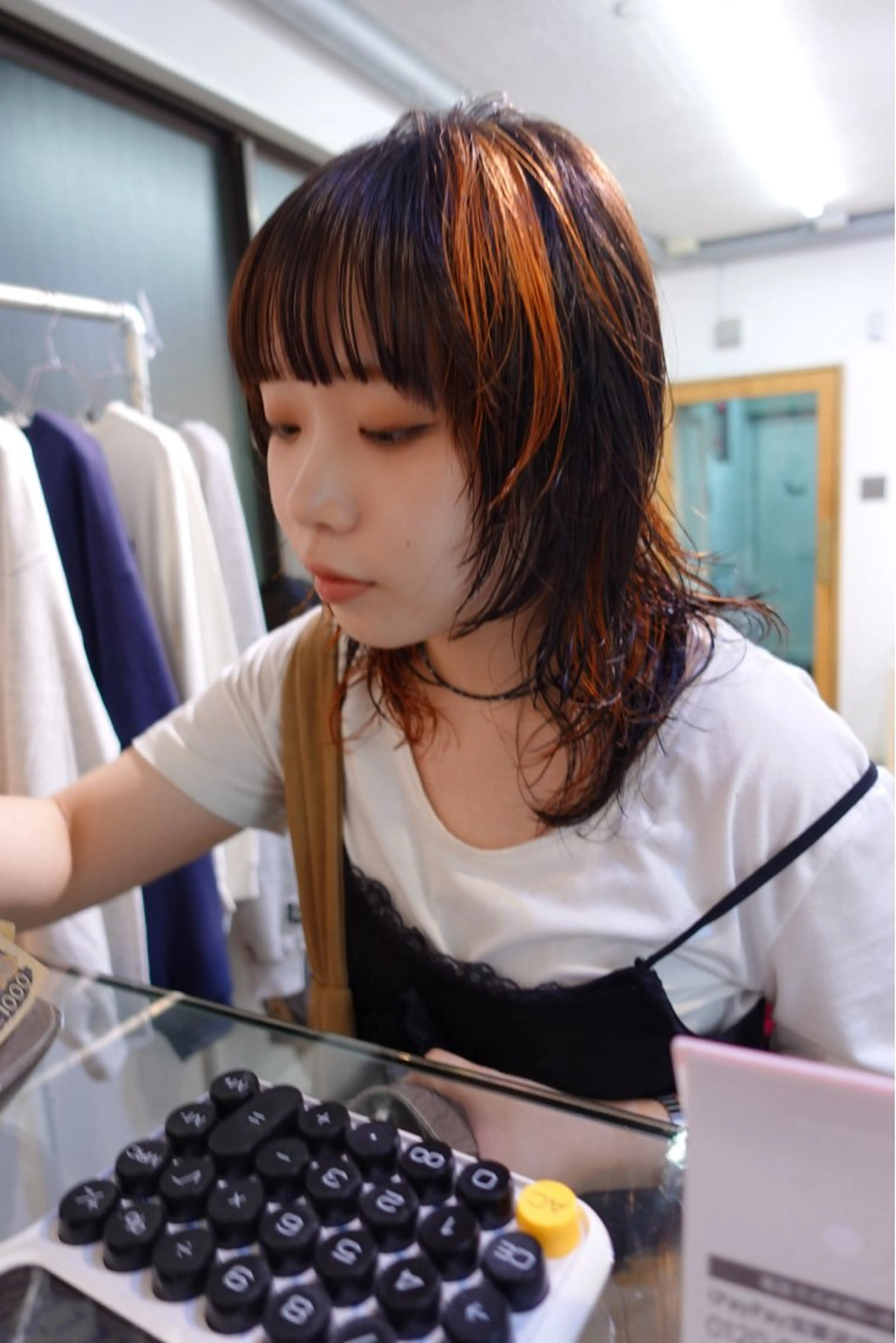 ミディアム カラー ヘアカラー sakura🌸 レイヤー/韓国ヘアのヘアスタイル