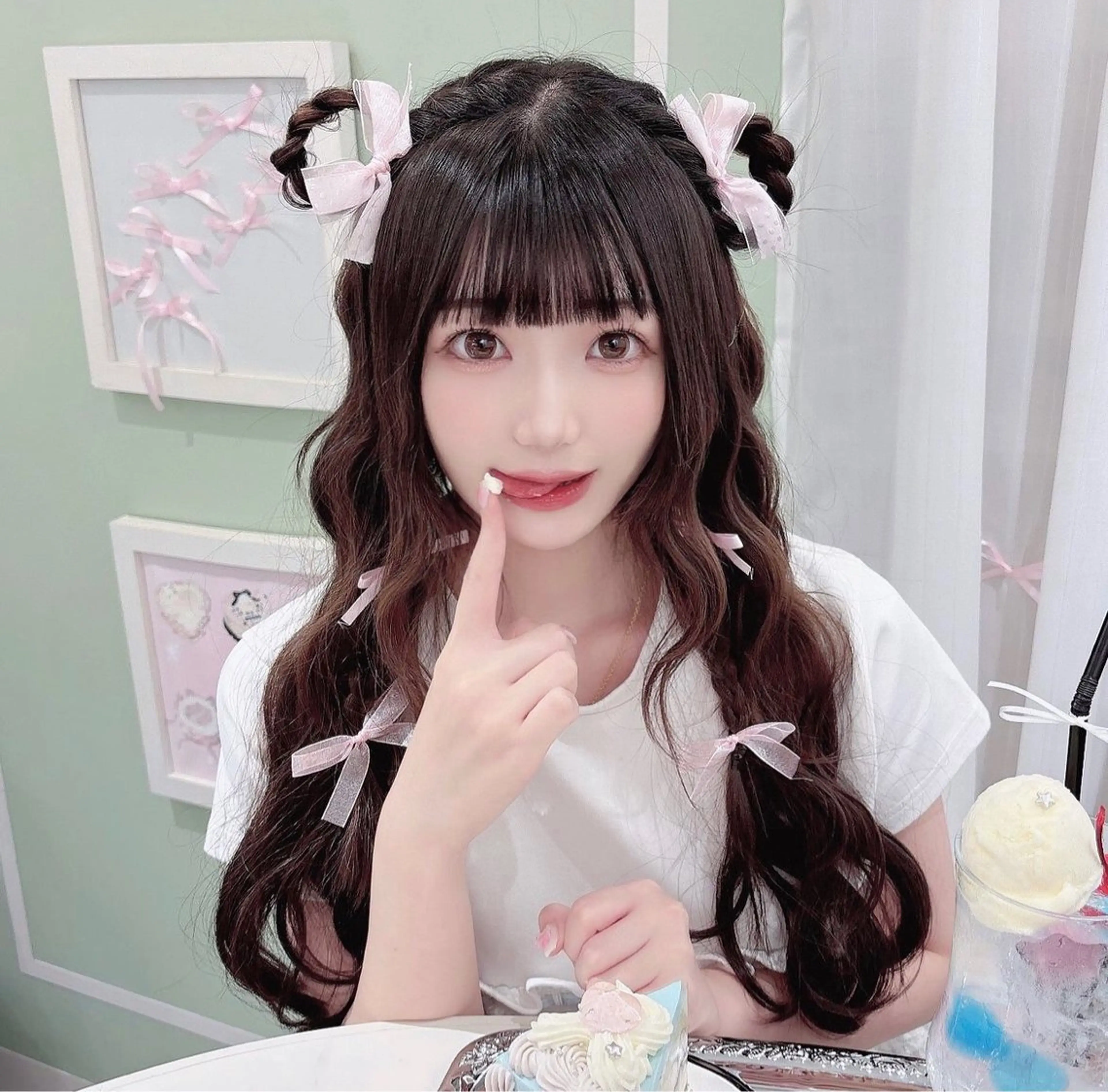 ロング ヘアアレンジ 🎀ふわふわアイドル ヘアメ🎀AYANEのヘアスタイル