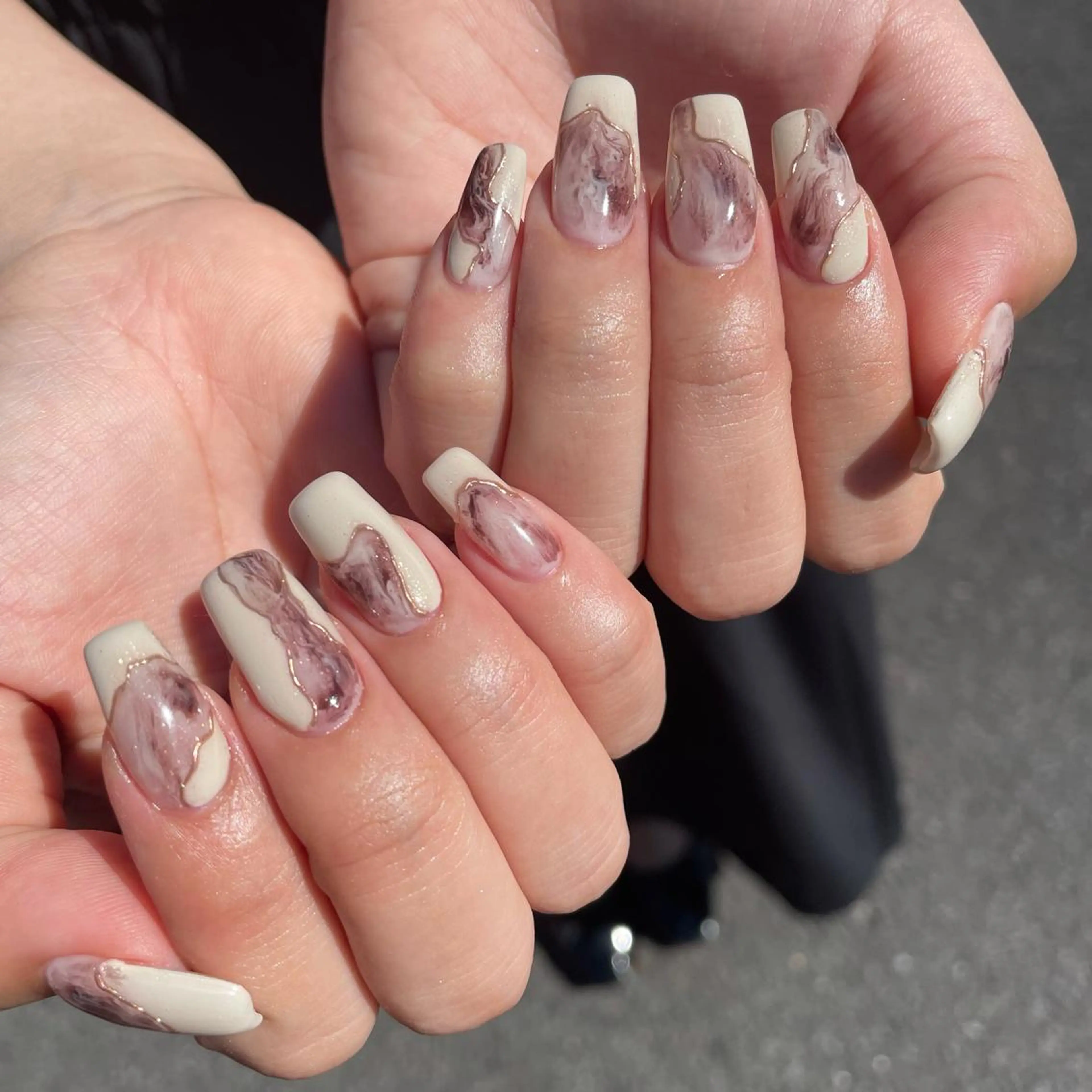 ネイル ニュアンスネイル miki一宮 プライベートサロンのネイルデザイン