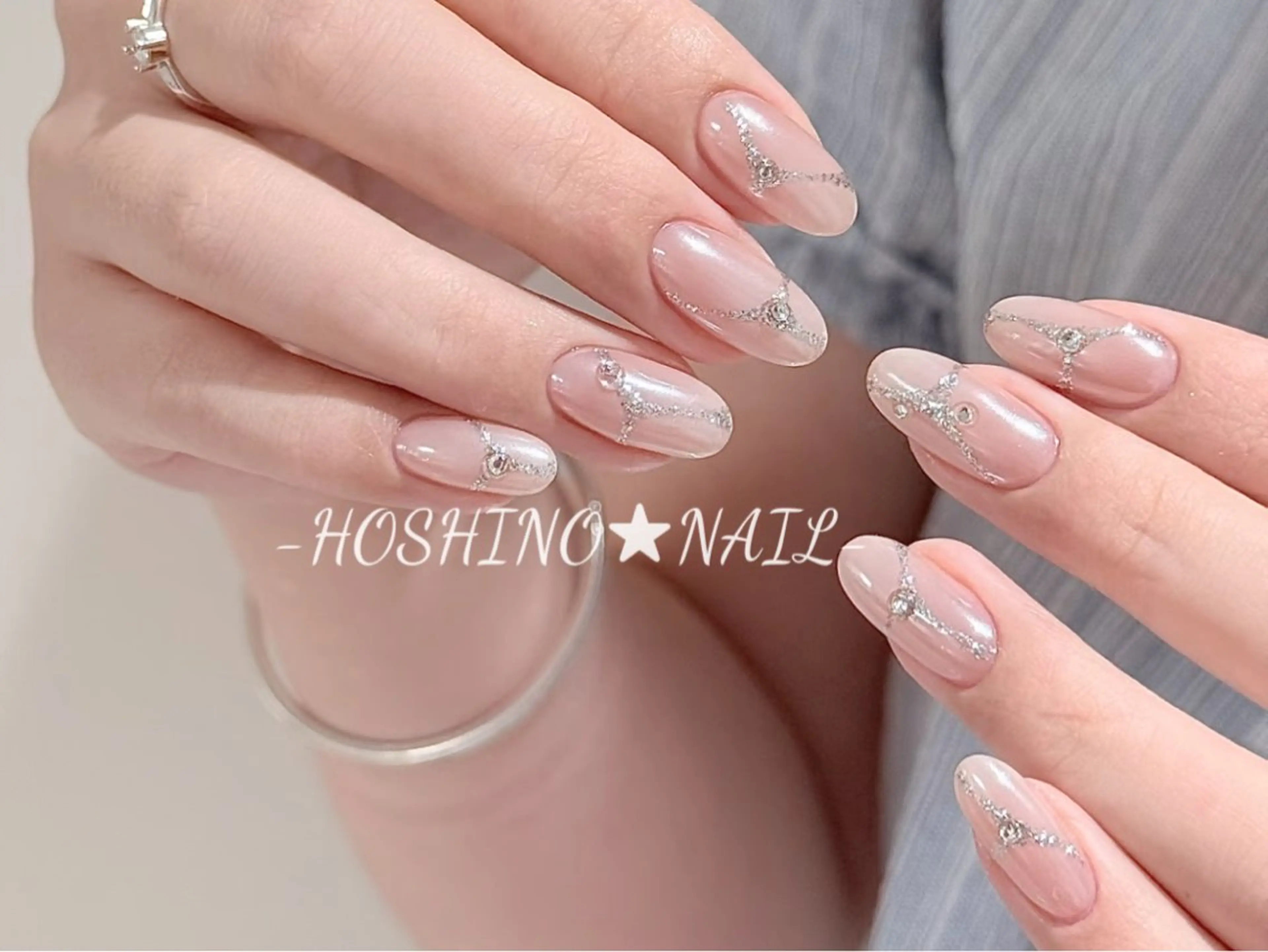 ネイル オーロラネイル チークネイル ドット フットネイル フレンチネイル ハンドネイル ★HOSHINO NAIL★新宿店のネイルデザイン