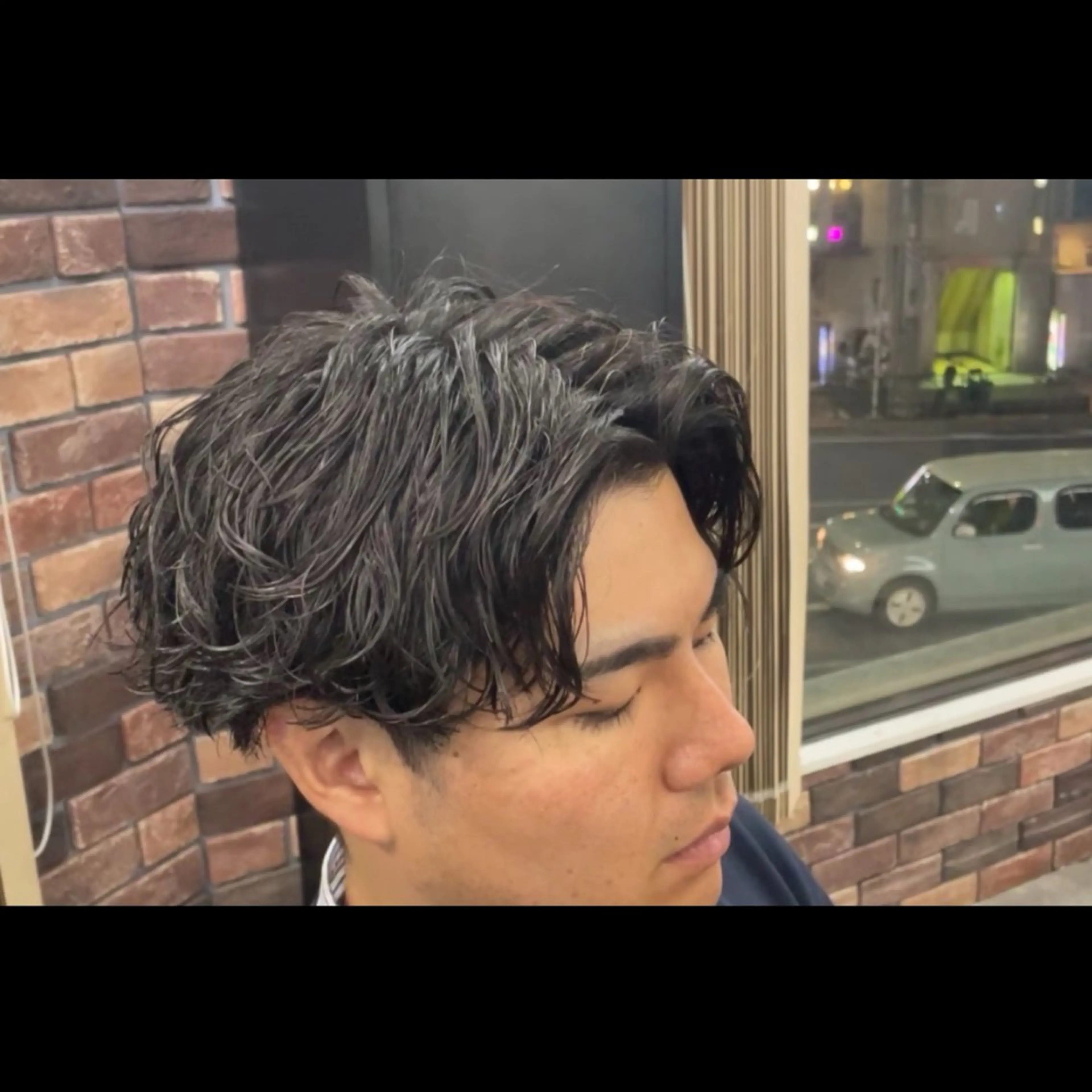 ミディアム パーマ メンズ 💈大人の渋髪💈 店長　大橋侑弥のヘアスタイル