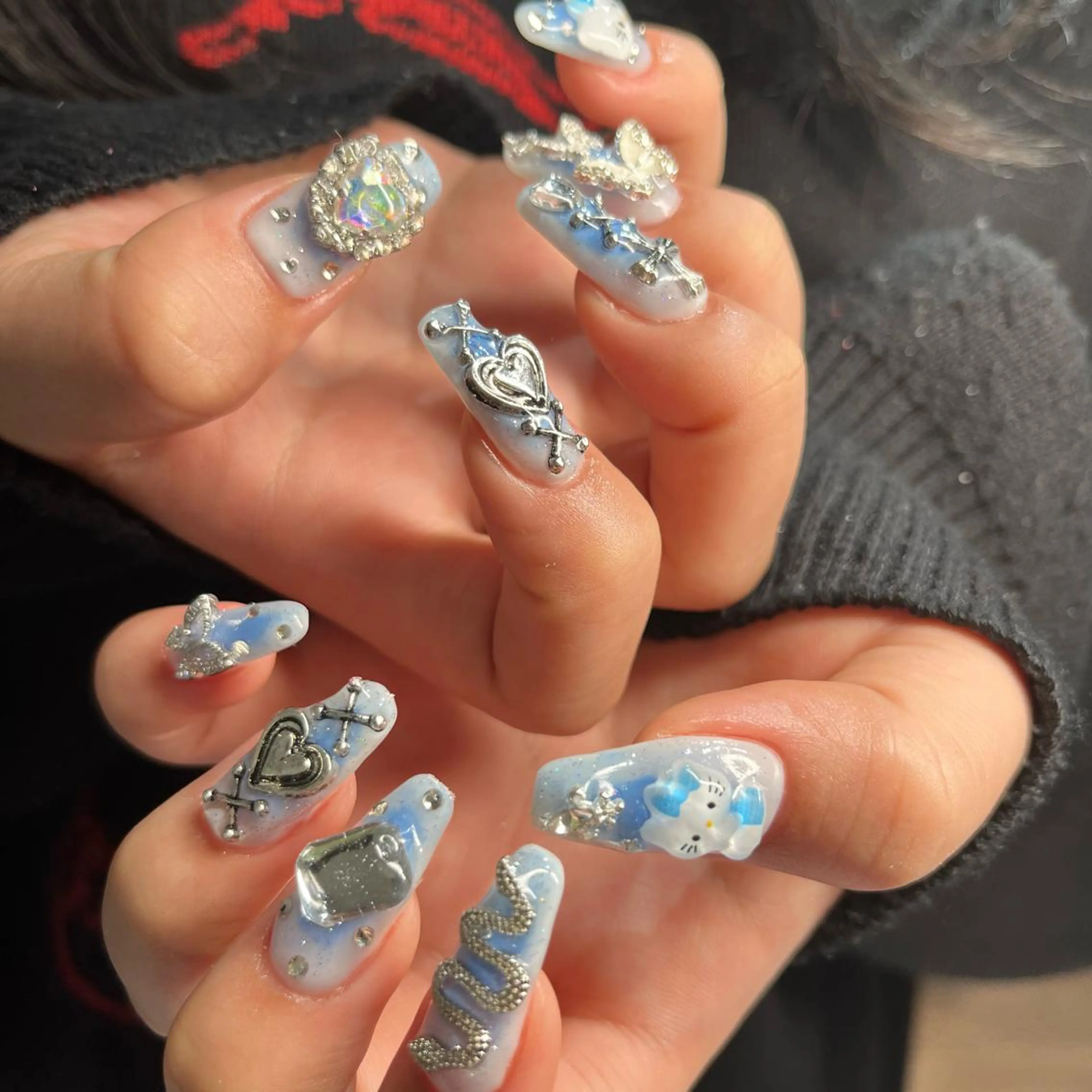 ロング ネイル マツエク・マツパ ハンドネイル apopi's所属・apopis＊ close23:00のネイルデザイン