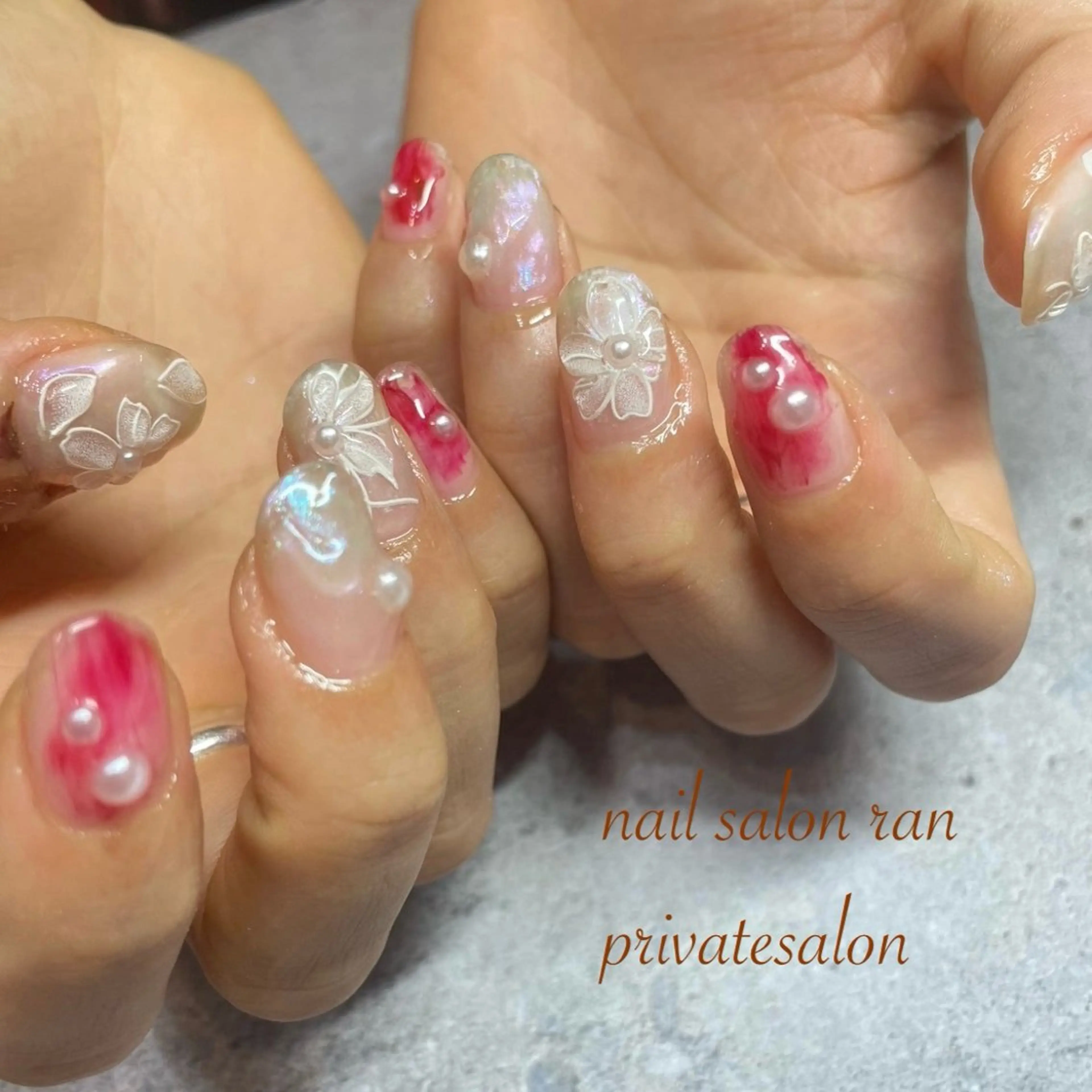 ネイル ハンドネイル ハンドケア nailsalon ranのネイルデザイン