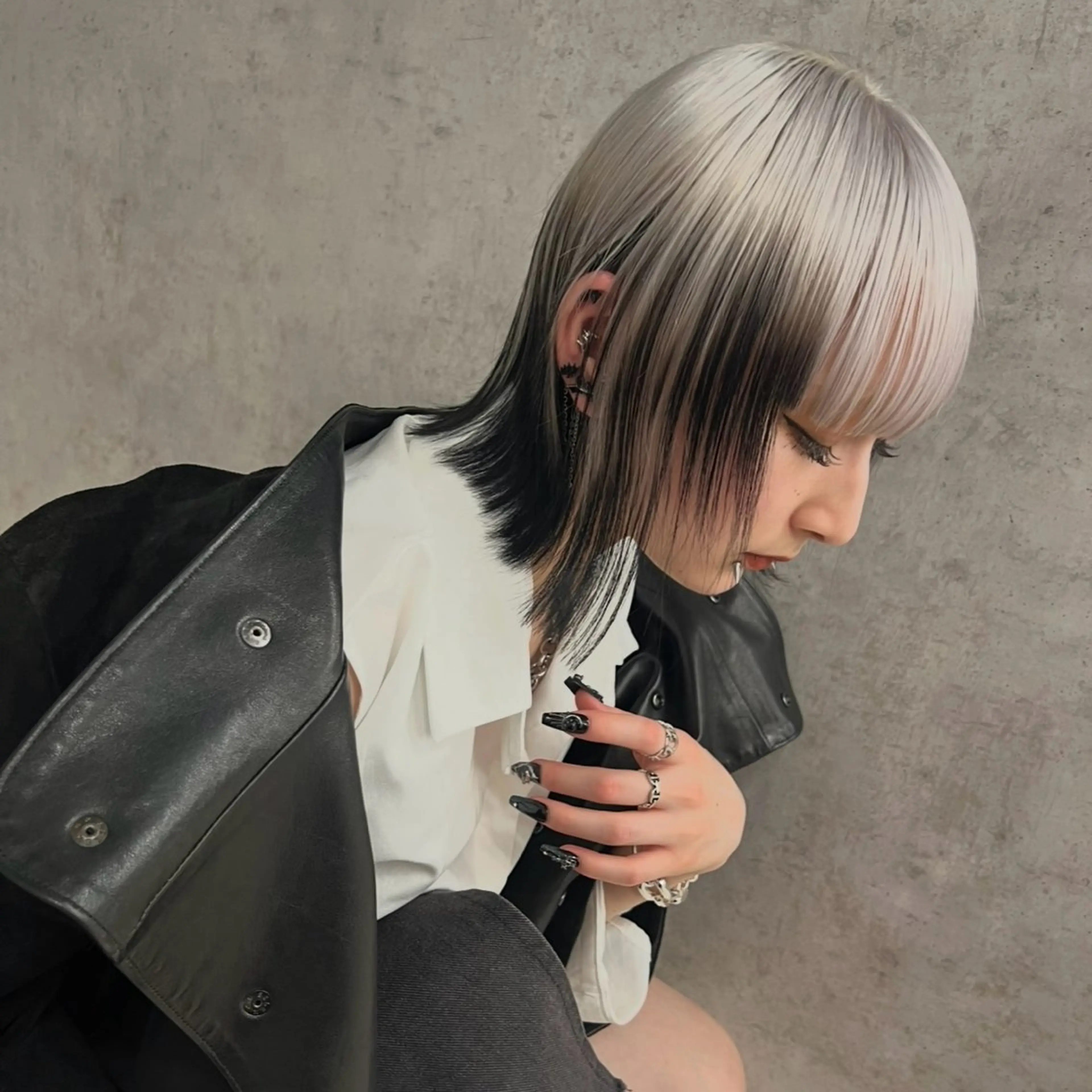 ミディアム カラー ヘアカラー Ren. 🦋デザインカラーのヘアスタイル