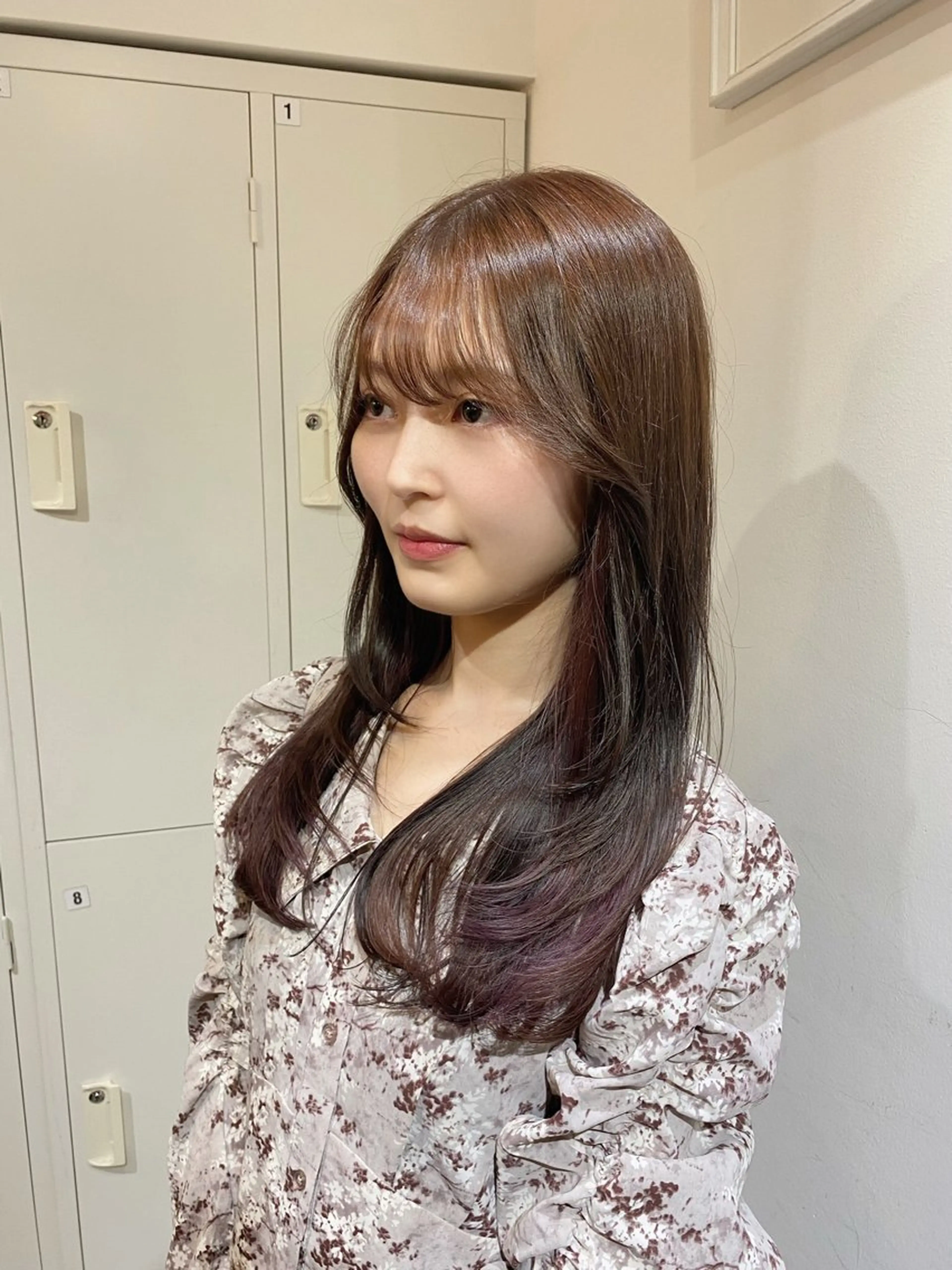 セミロング カラー カット ヘアカラー トリートメント liberte(リベルテ)所属・🤍韓国髪質改善🤍 クメユウキのヘアスタイル