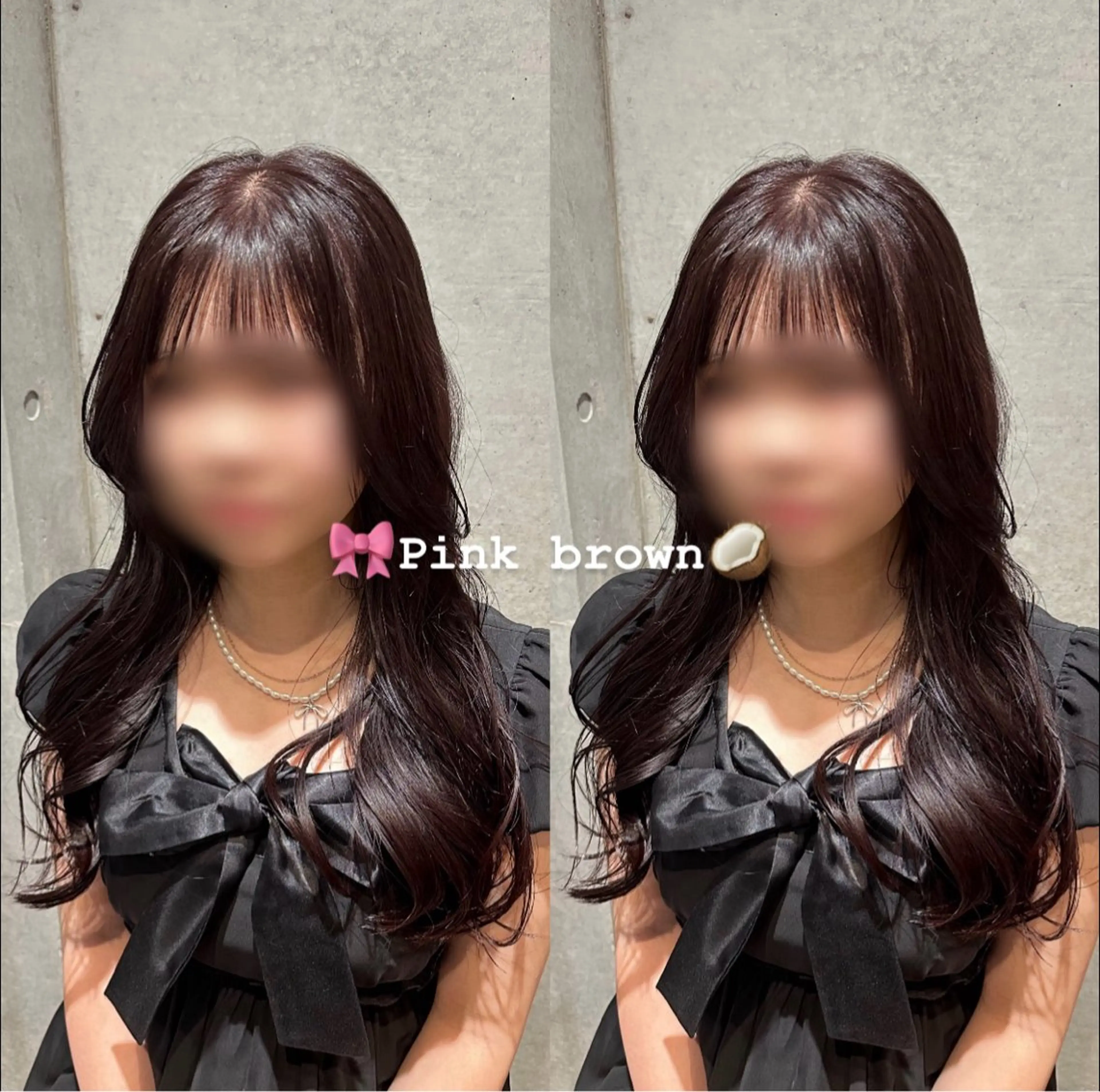 ロング カラー ブリーチ ブラウンカラー ブリーチなしカラー ピンクカラー ピンクブラウン ヘアカラー uru北千住所属・💞Miu / 透明感カラー💞のヘアスタイル