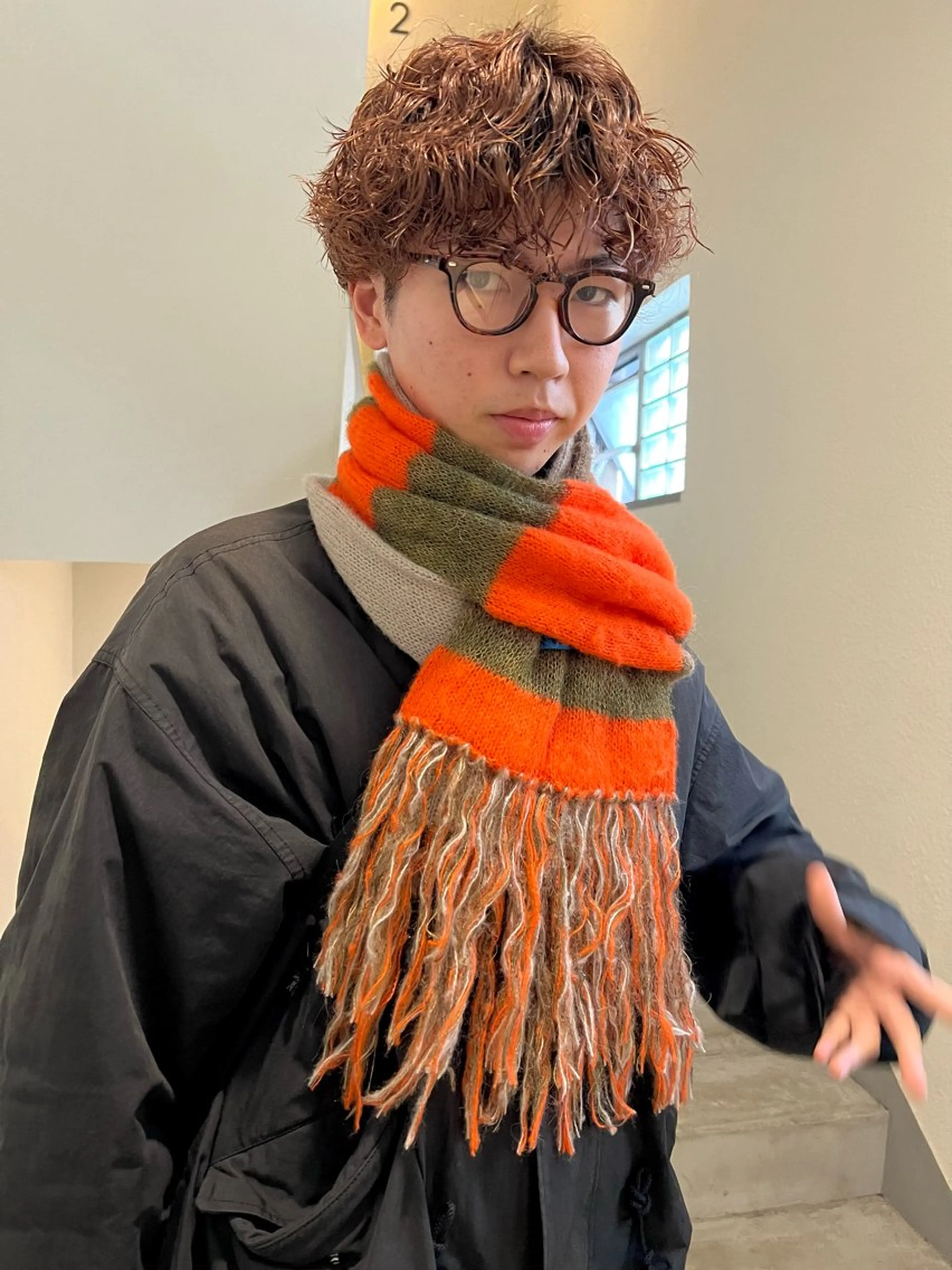 メンズカット+ツイストスパイラルパーマの写真