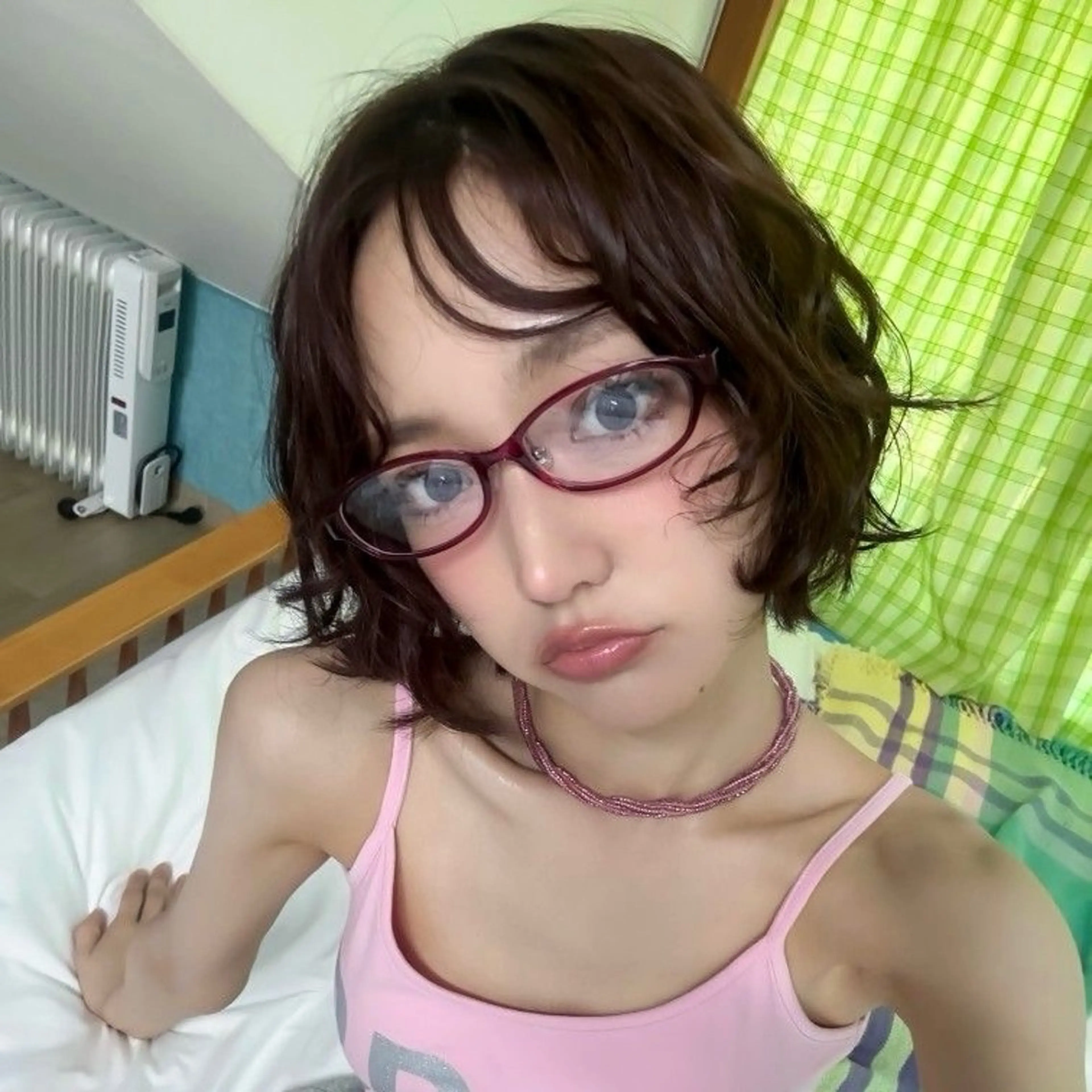 ショート ワンホンパーマ/ 菜月のヘアスタイル