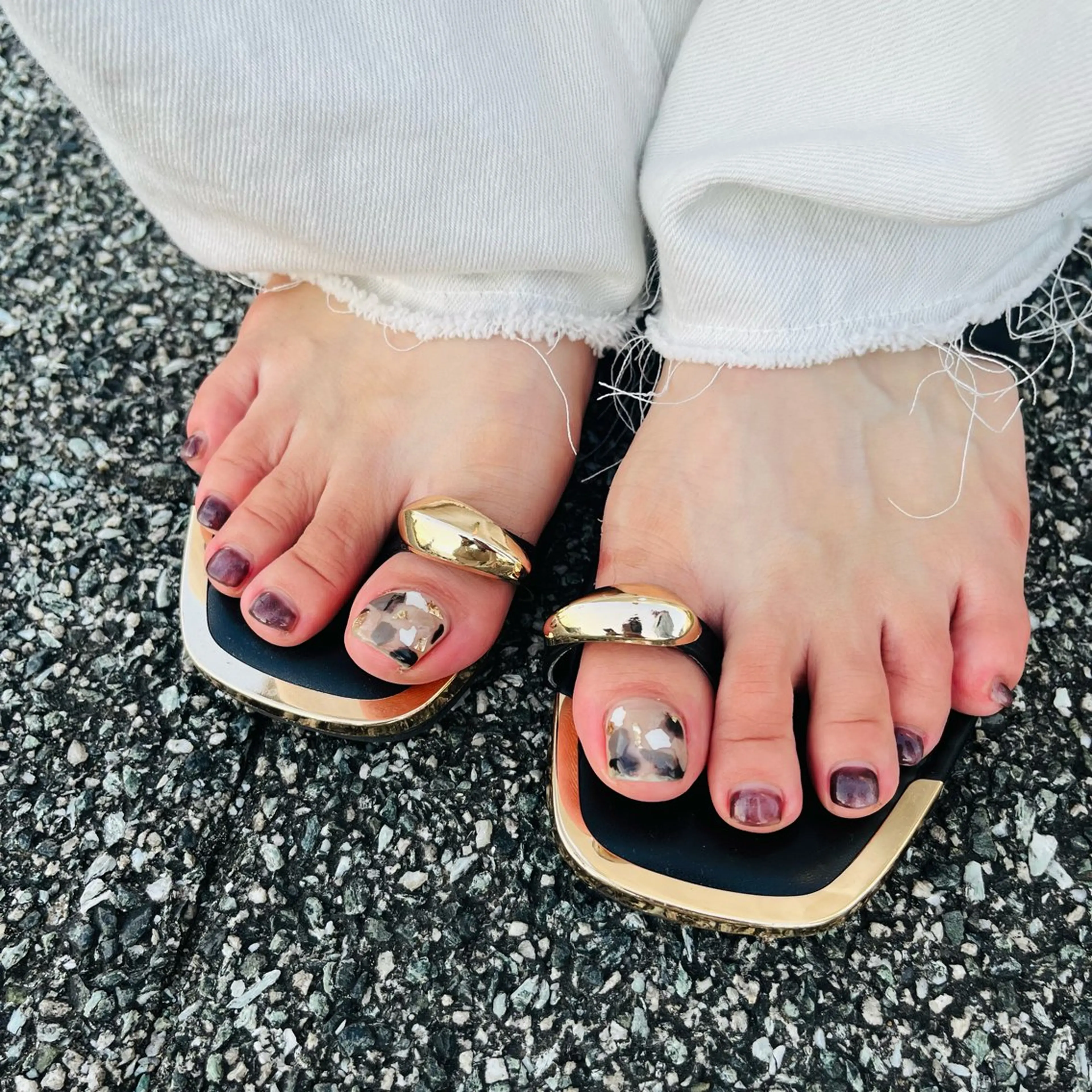 フット　お任せ相談デザイン♪【オフ込み】NGカラーNGデザインの指定可。の写真