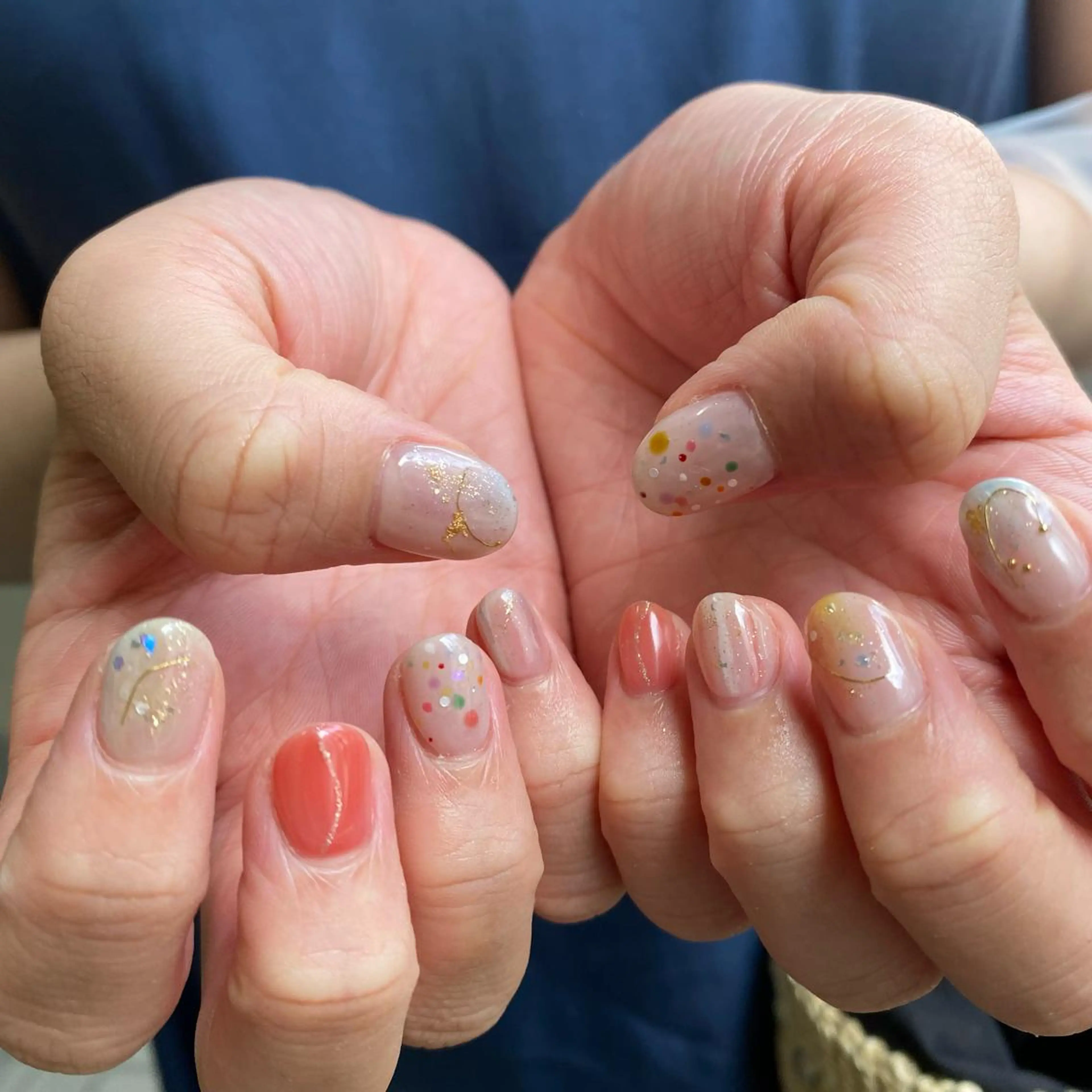 カラー ネイル scre as Etelのネイルデザイン