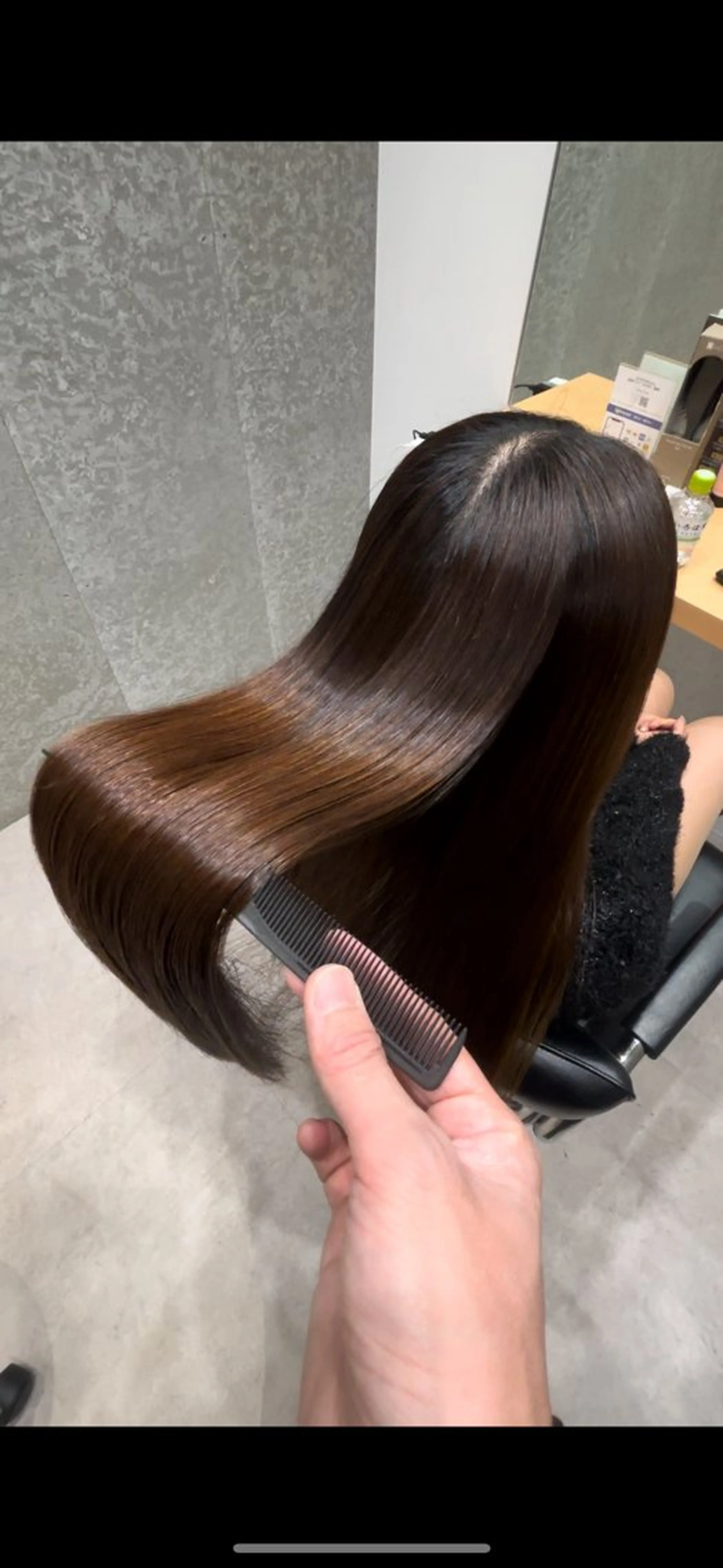 セミロング 髪質改善 トリートメント トリートメント ヘッドスパ 髪質改善ヘアケア 艶髪特化/上田のヘアスタイル