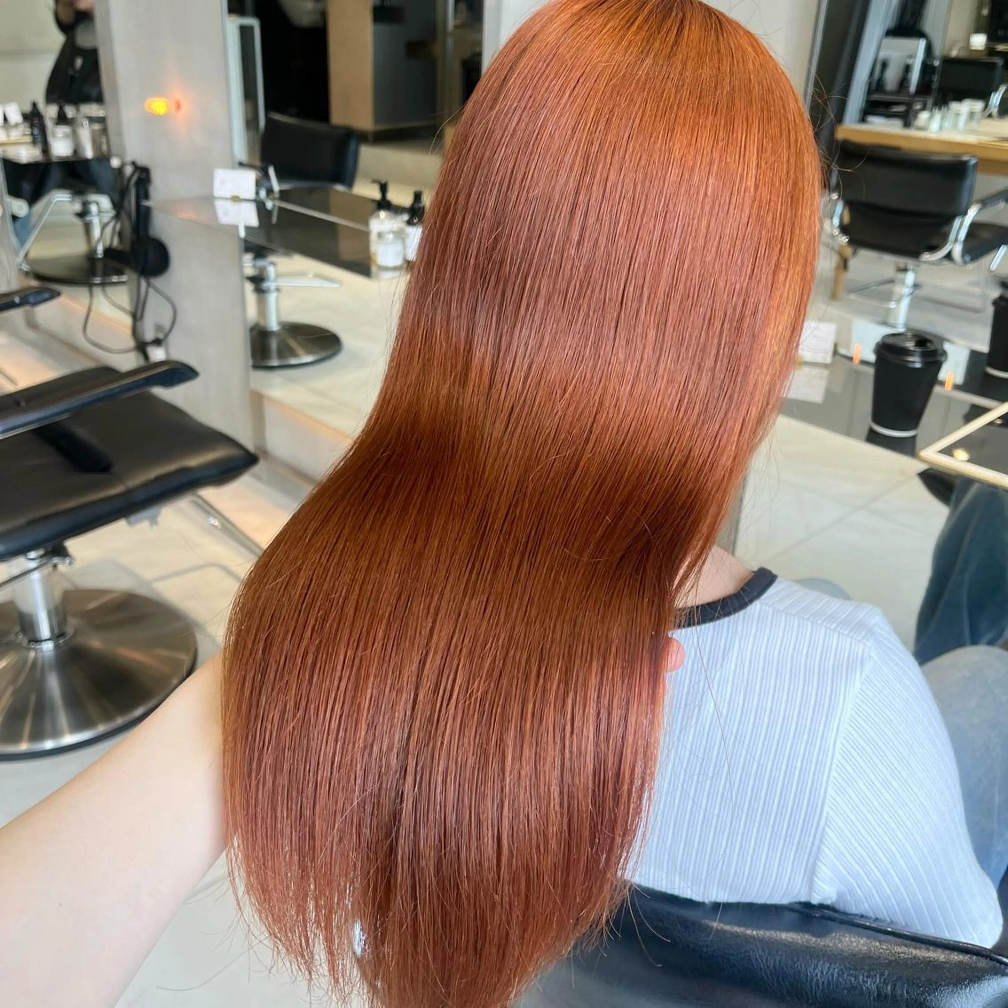 ロング カラー ブリーチ ダブルカラー ブリーチなしカラー ヘアカラー トリートメント ヘッドスパ 🎀艶モテカラー🎀 彩季のヘアスタイル