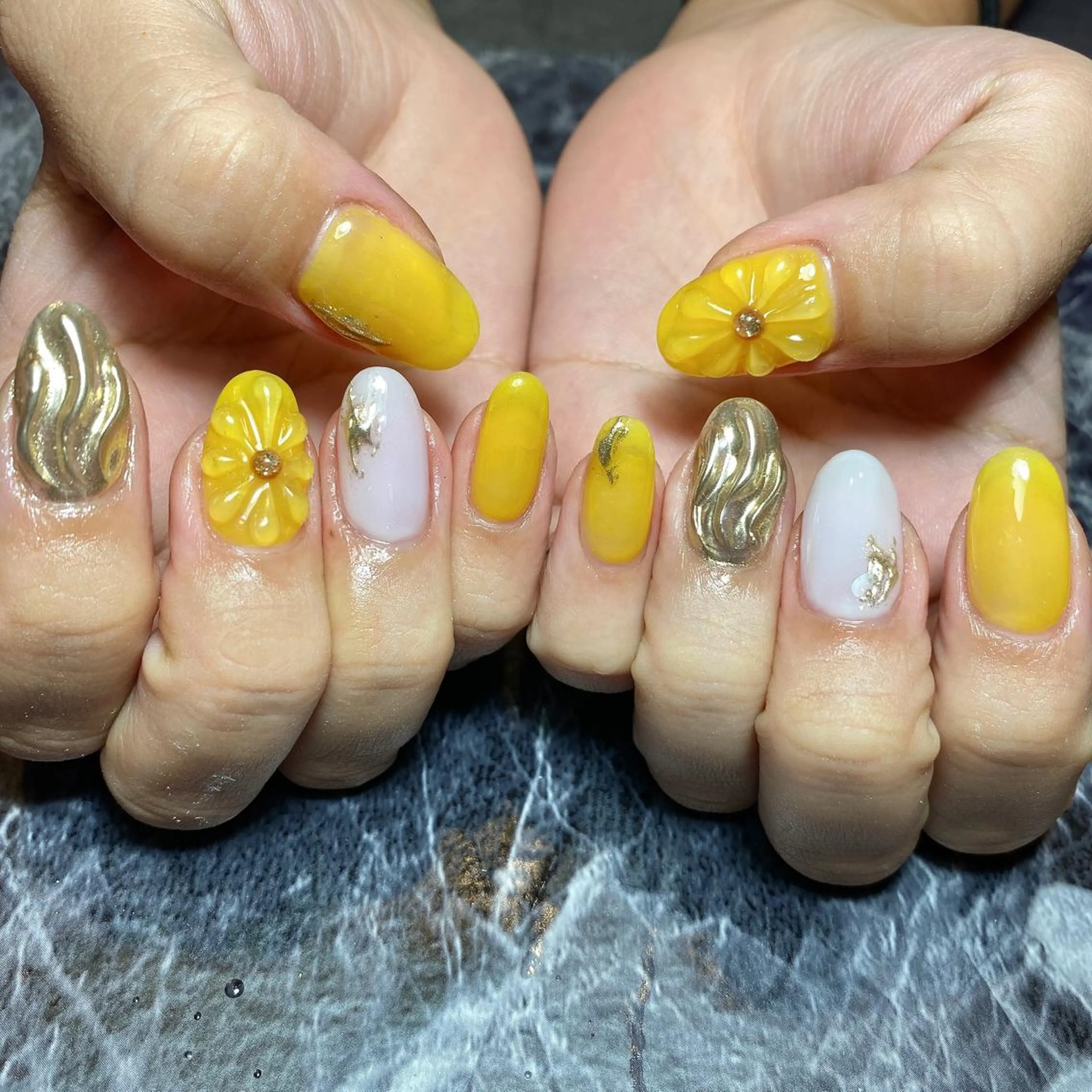 ネイル ジェルネイル しば まなみのネイルデザイン