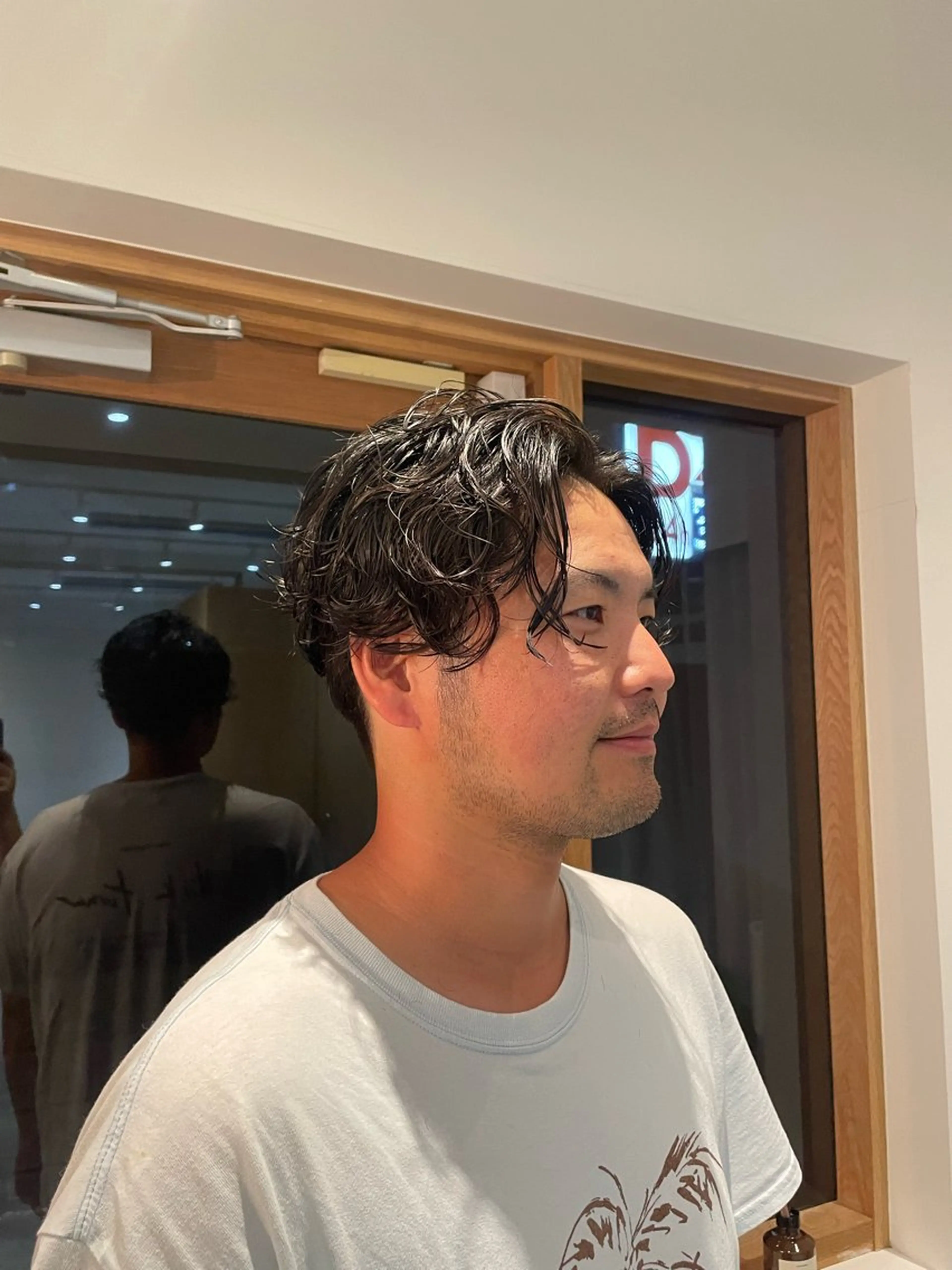 パーマ メンズ 大人ショート/鎌倉/ カット/edA.菫のヘアスタイル