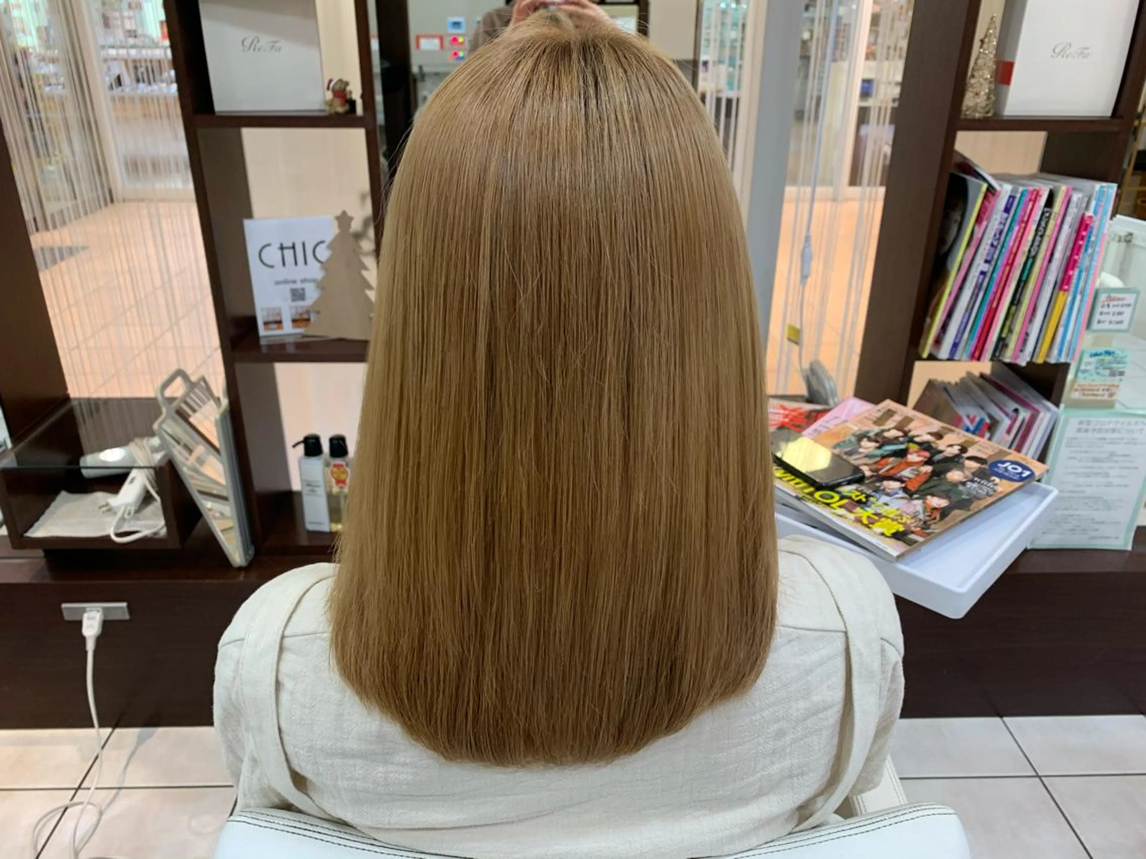 ミディアム カラー SOYON 🤍CHIZU🤍.のヘアスタイル